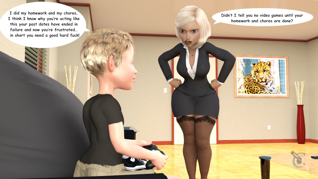 From Strict Mommy to Son's Cumdump page 2 full