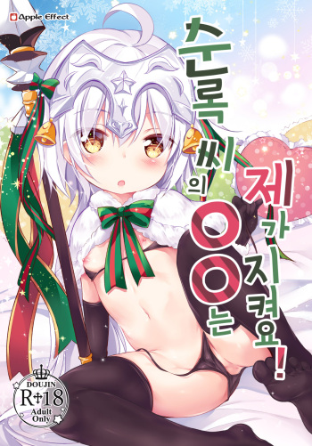 (C95) [Apple Effect (MurasakiO)] Tonakai-san no ○○ wa Watashi ga Mamoru! | 순록 씨의 ○○는 제가 지켜요! (Fate/Grand Order) [Korean] [dj2020] cover