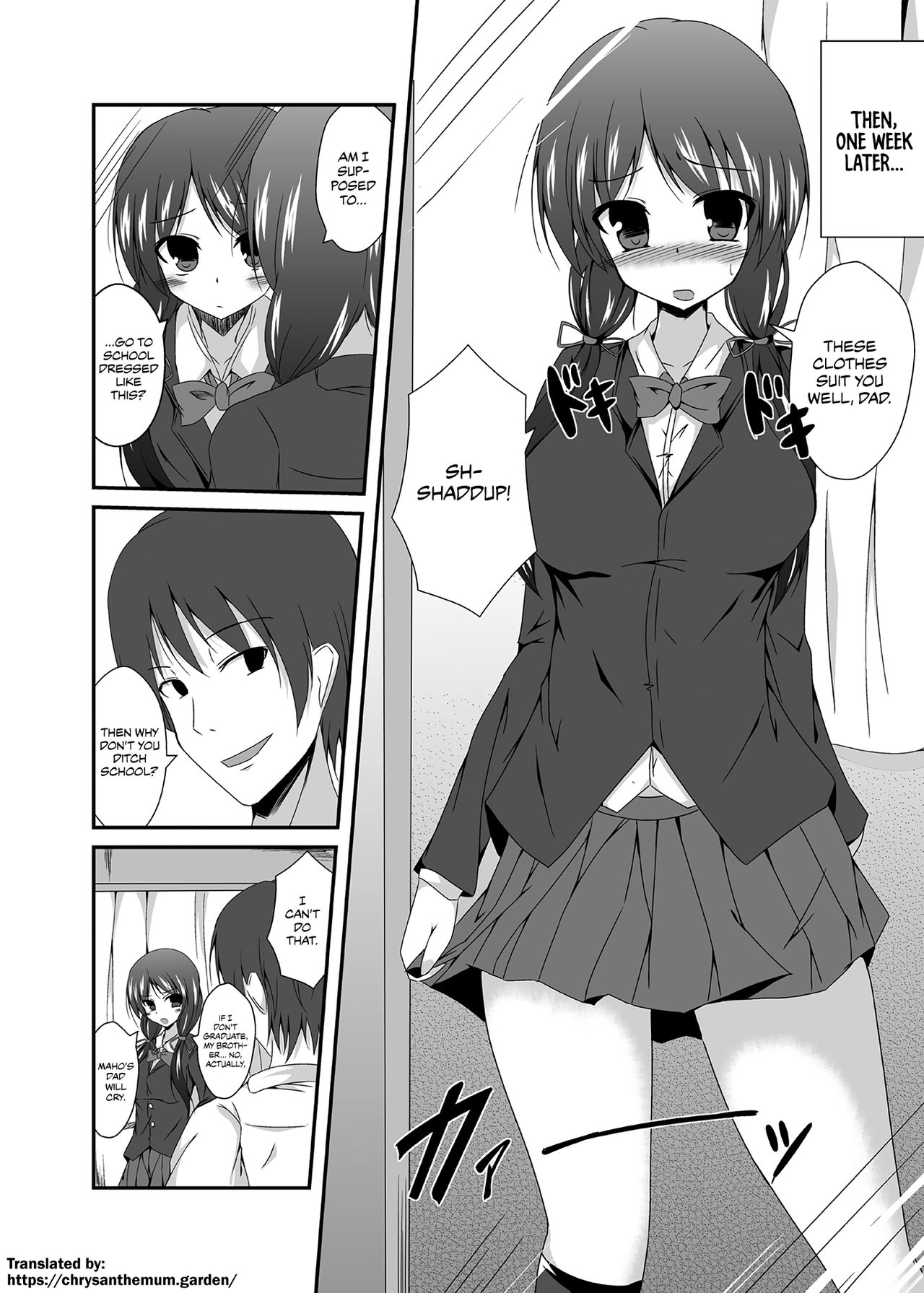 Didn't you say you wanted to see your grandchild's face, dad? page 12 full