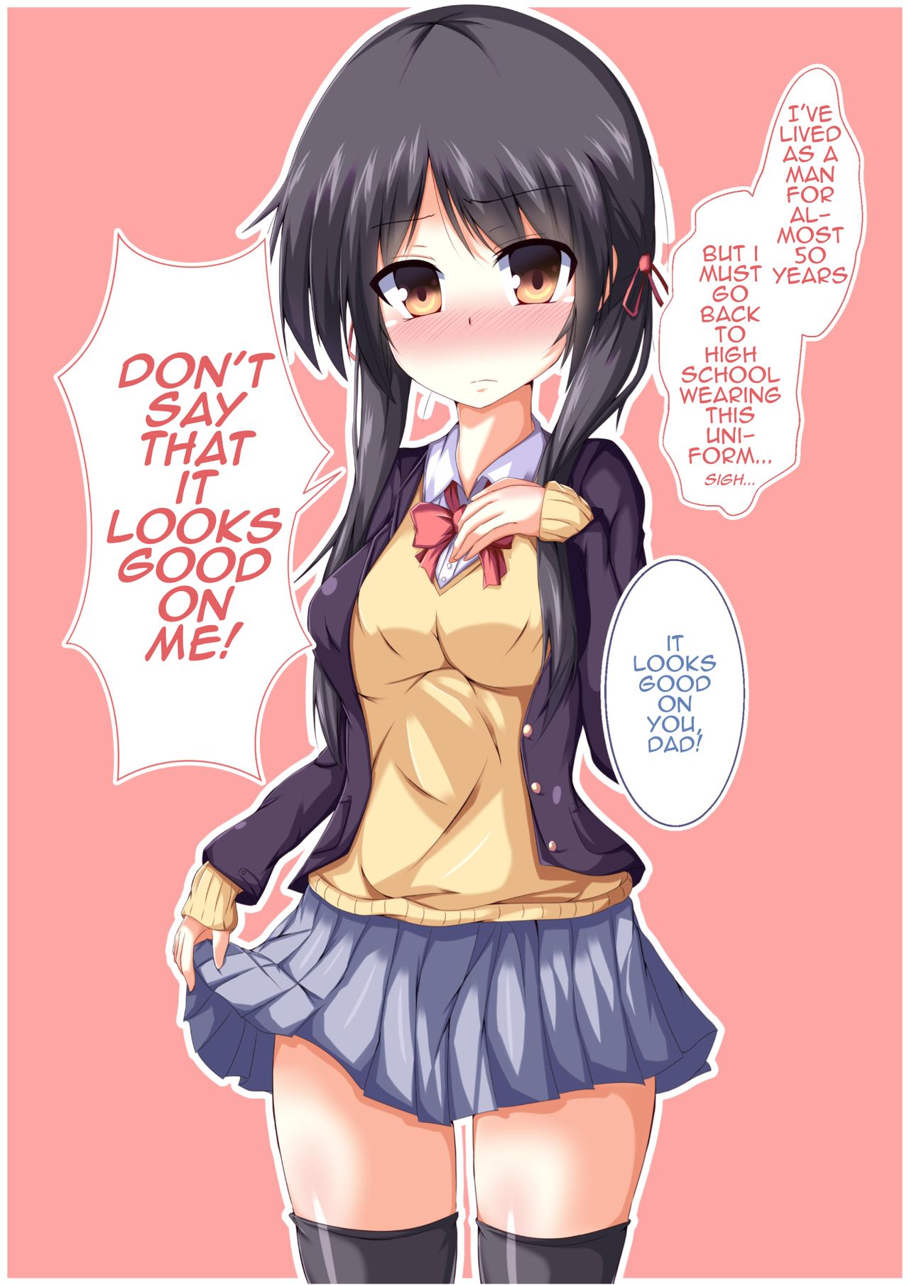 Didn't you say you wanted to see your grandchild's face, dad? page 2 full