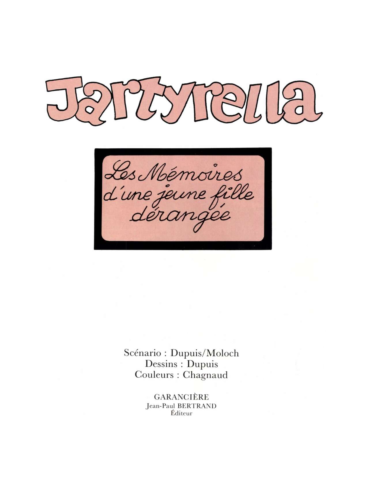 Jartyrella : Les mémoires d'une jeune fille dérangée page 5 full