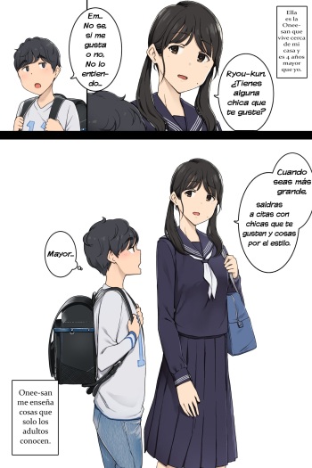[Wakamatsu] Toshishita no Boku ni Otona na Koto o Oshiete kureru Osananajimi ni Onee-san [Spanish] cover
