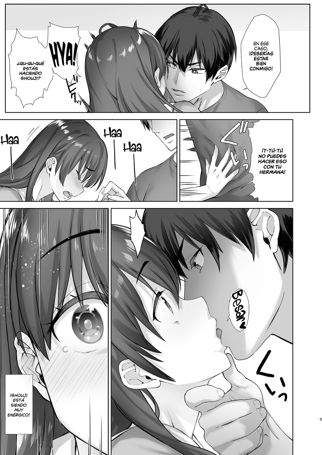 Teihanpatsu JK Onee-chan Manami wa S na Otouto ni Sakaraenai | La Colegiala Onee-san de Baja Resistencia, Manami, No Puede Oponerse a su Hermano Menor S page 5 full