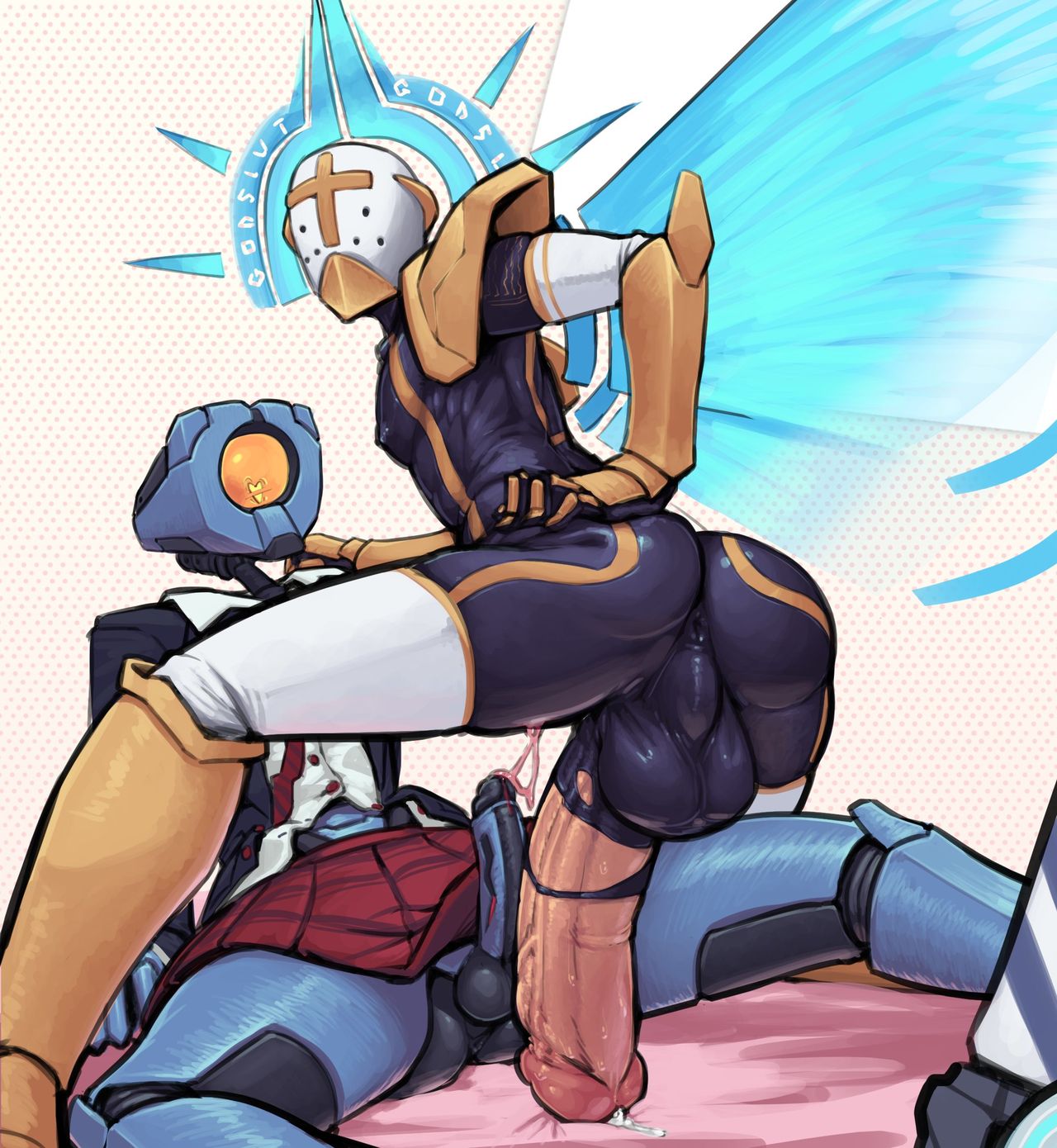 Cute Angel Gabriel Turns Mirage into his Bitch with his Elephant Cock page 2 full