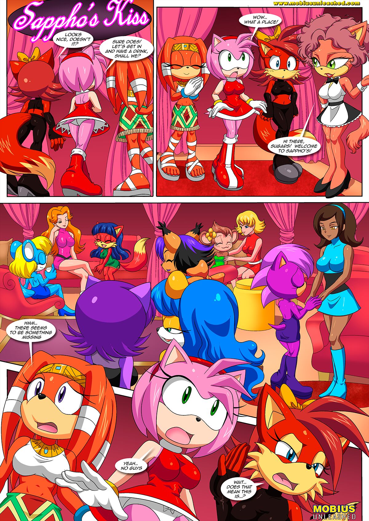 Sonically Sapphic Story page 3 full