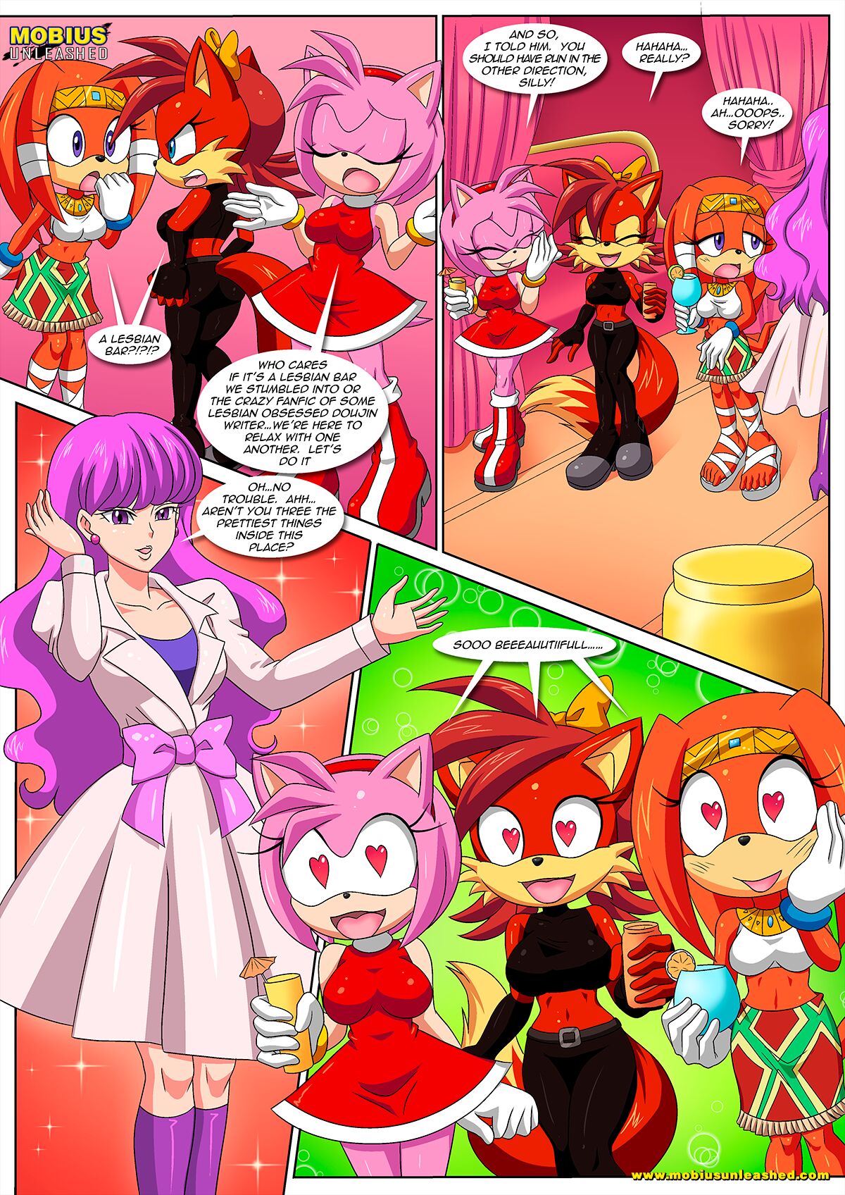 Sonically Sapphic Story page 4 full