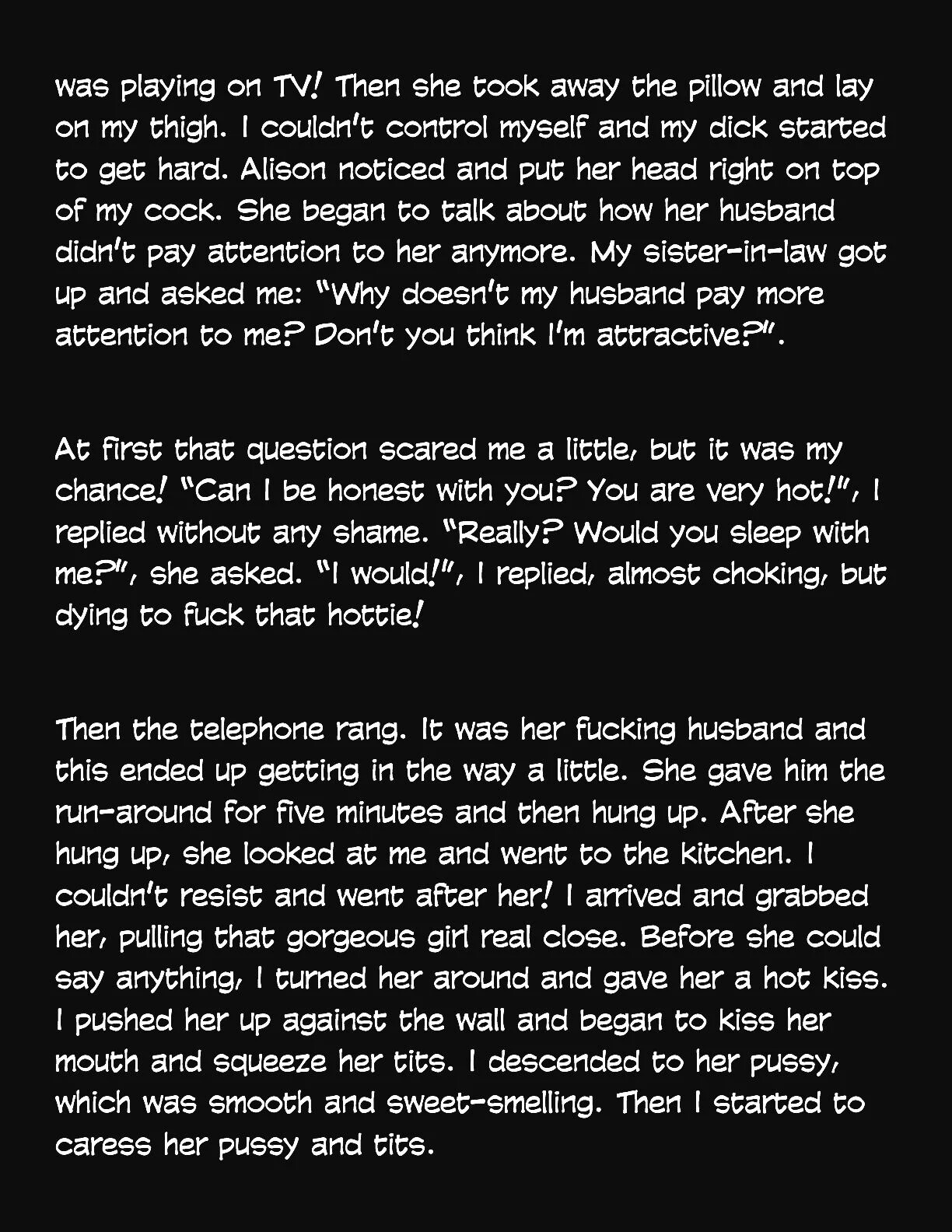 Animated Tales  - WILD TIMES WITH MY MARRIED SISTER-IN-LAW - novel - english page 4 full