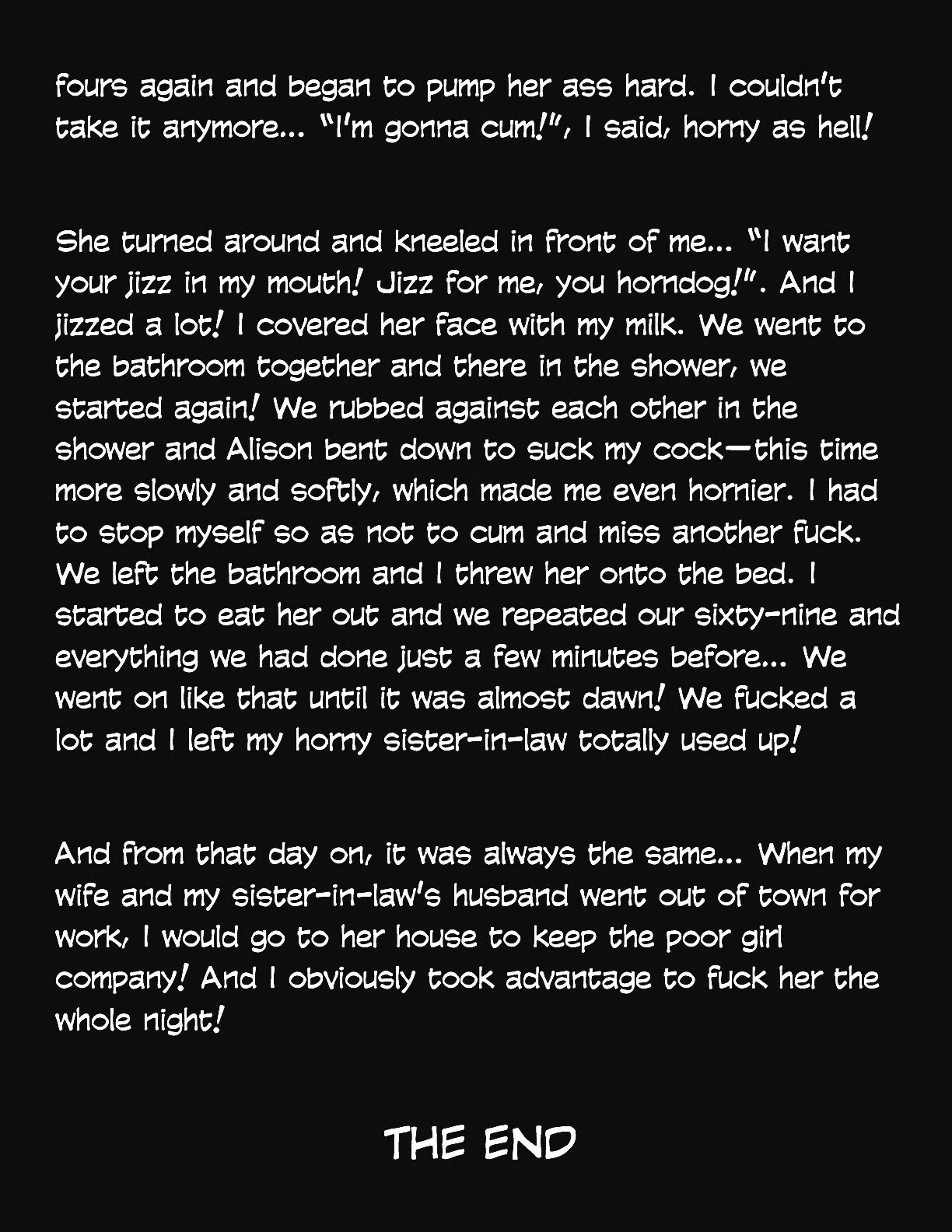 Animated Tales  - WILD TIMES WITH MY MARRIED SISTER-IN-LAW - novel - english page 7 full