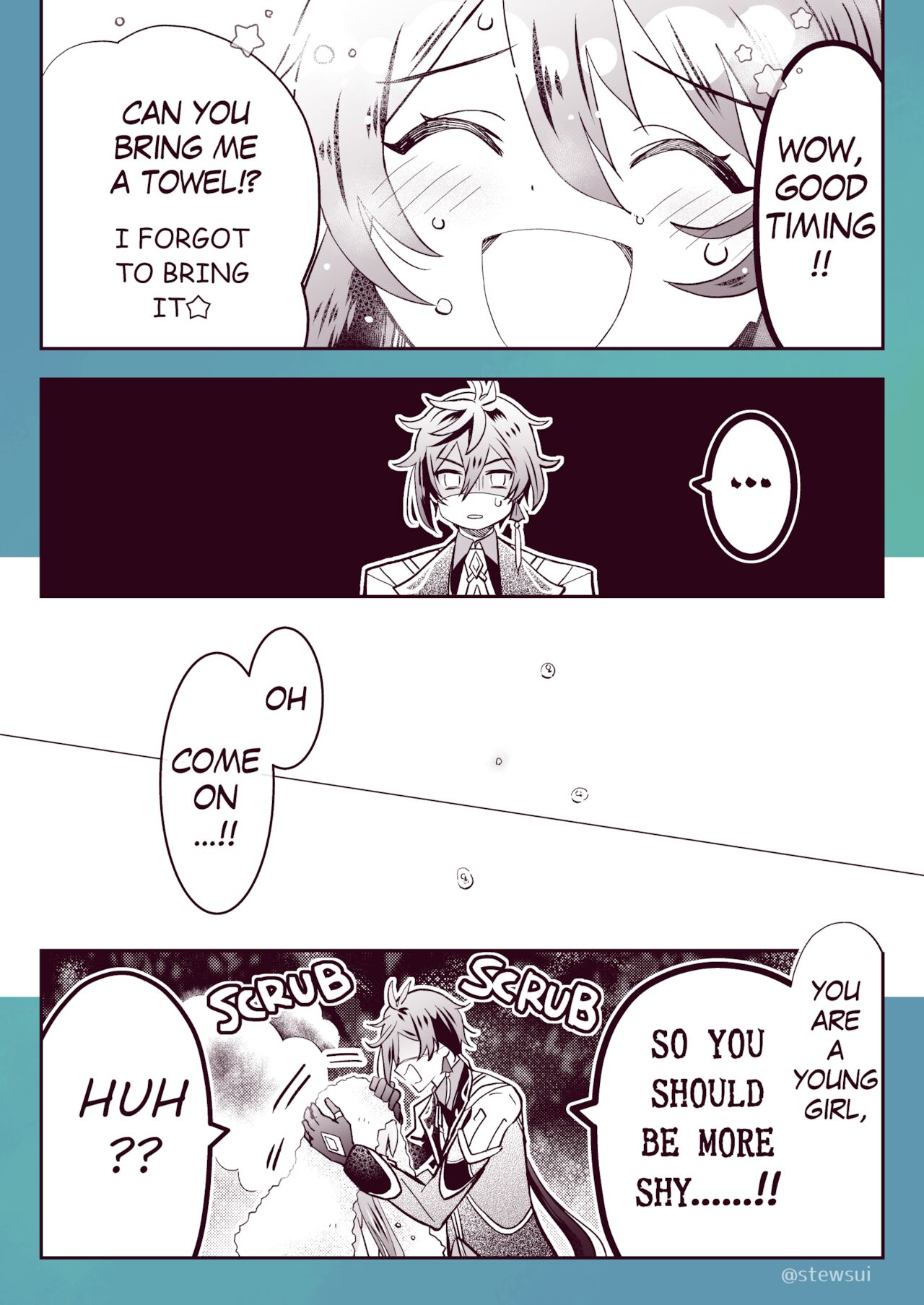 Zhongli x Hu Tao love story hentai doujinshi page 3 full