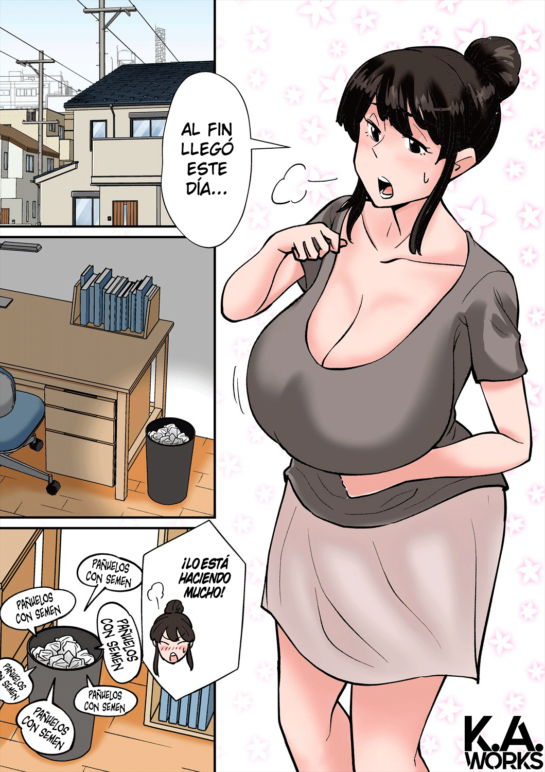 Mamá loca por la verga de su hijo page 1 full