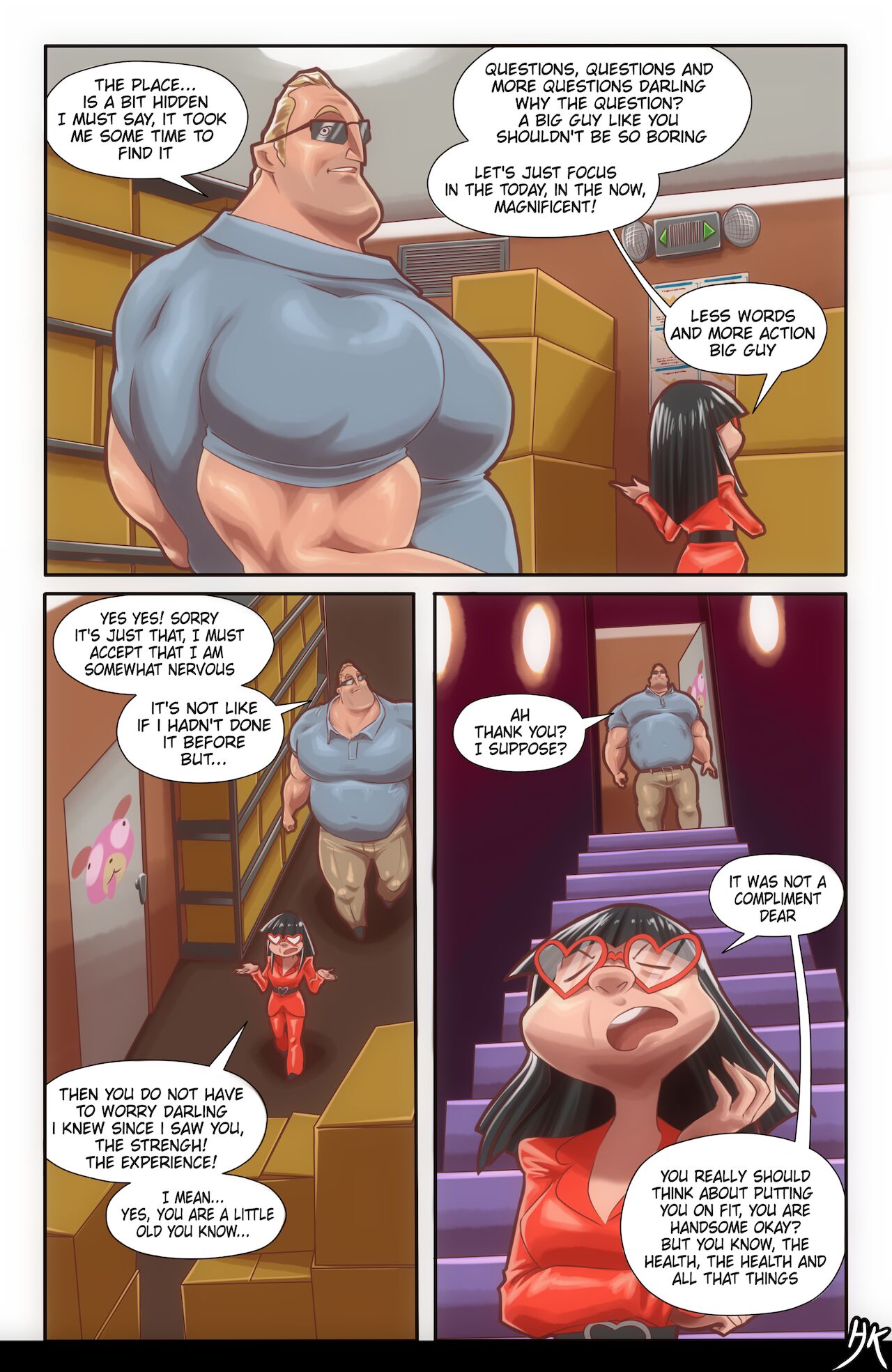 Helping Hand Full Comic ENG by ZombieHK page 6 full