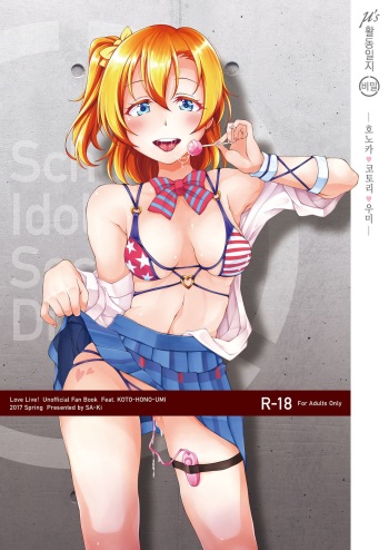(Bokura no Love Live! 15) [Sa-Ki] μ's School Idol Secret Diary -Honoka・Kotori・Umi- | μ's 비밀 활동일지 -호노카・코토리・우미- (Love Live!) [Korean] cover