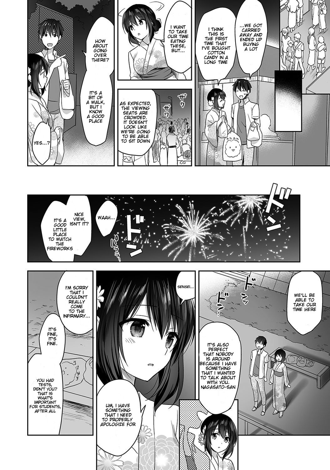 Amayakashi Jouzu no Nagasato-san ~ Hokenshitsu de Yoshi Yoshi Ecchi!~ Ch. 4 page 11 full