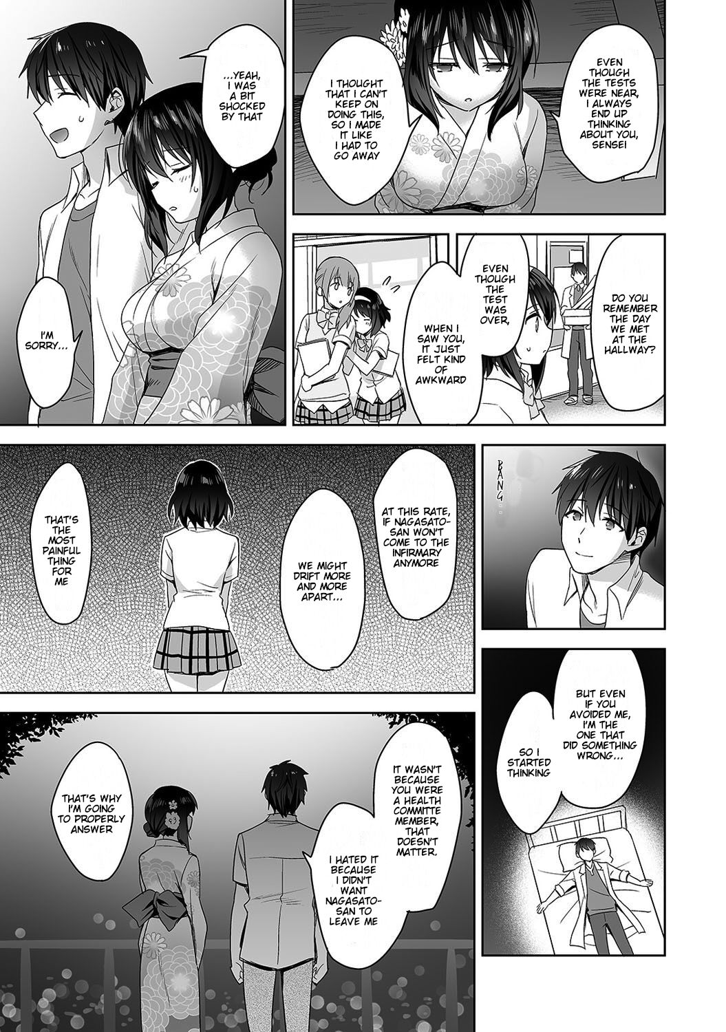 Amayakashi Jouzu no Nagasato-san ~ Hokenshitsu de Yoshi Yoshi Ecchi!~ Ch. 4 page 12 full