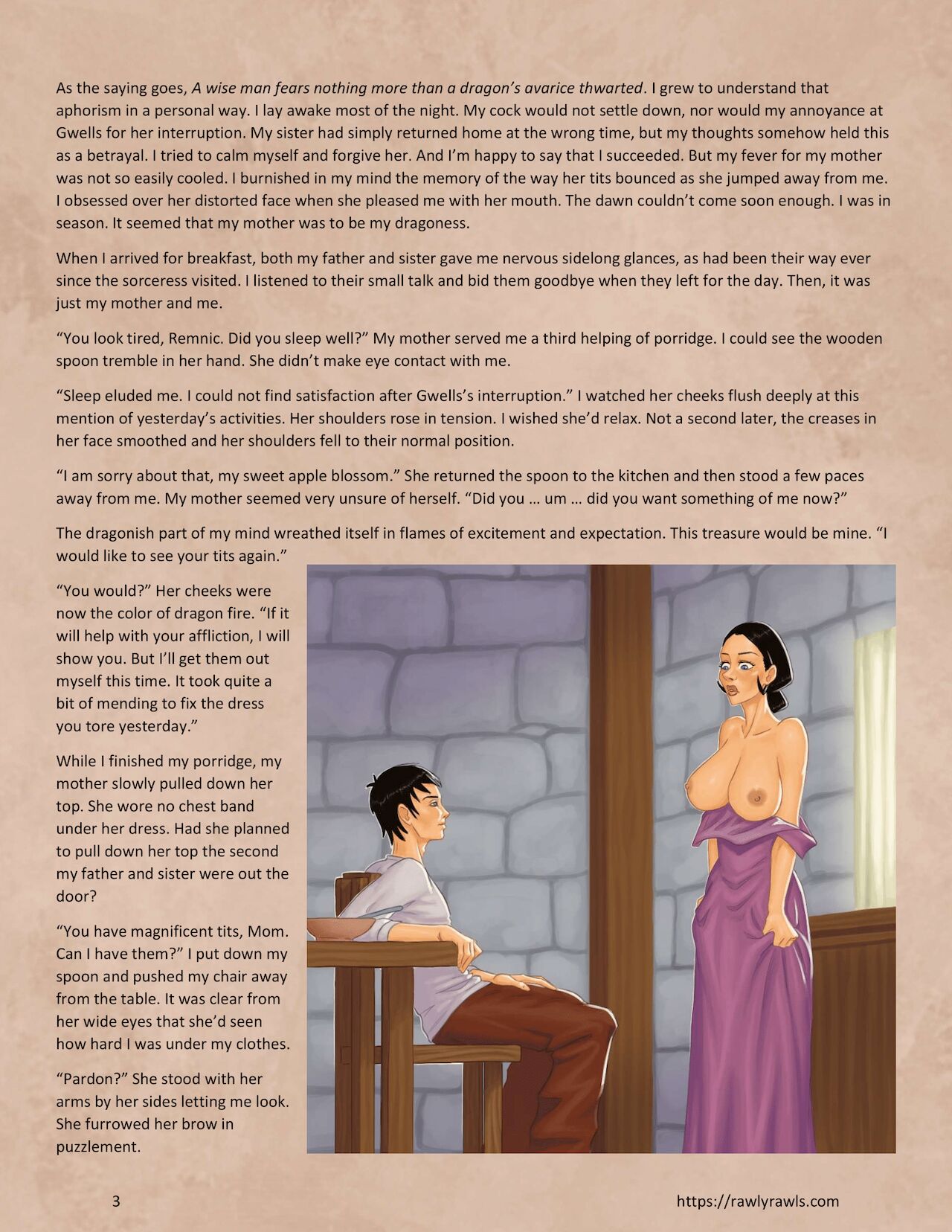Dragon's Blood Chapter 3: Rawly Rawls Fiction page 3 full