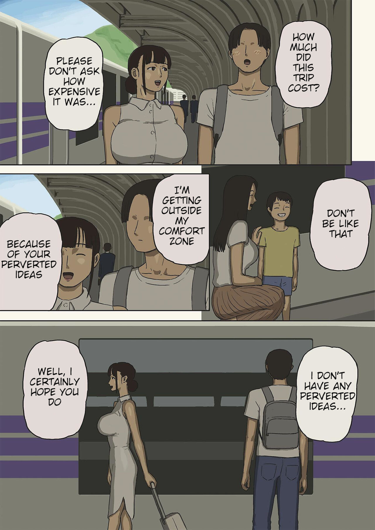 Share 4 - A Parent and Child in the Window of a Train Car Seeking Love and Sex page 3 full