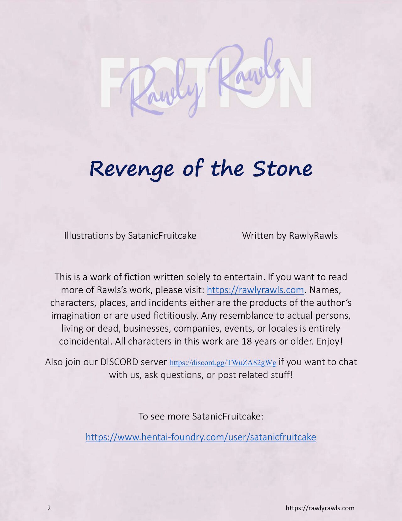 Revenge of the Stone: Rawly Rawls Fiction page 2 full