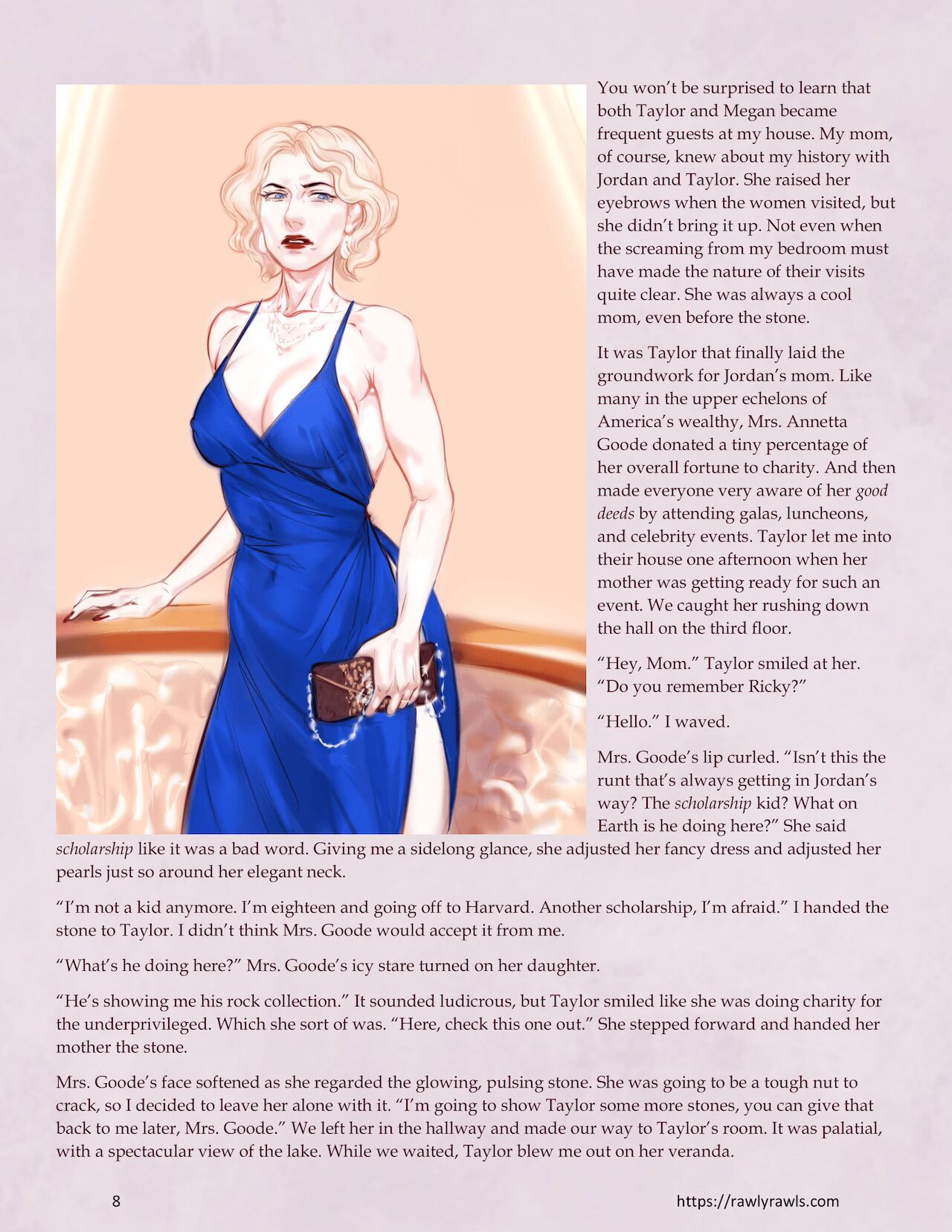 Revenge of the Stone: Rawly Rawls Fiction page 8 full