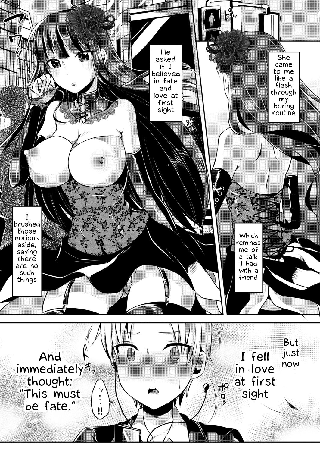 Boku ga Hitomebore Shita Gothic Onee-san wa Futanari datta Ken  1-3 page 2 full