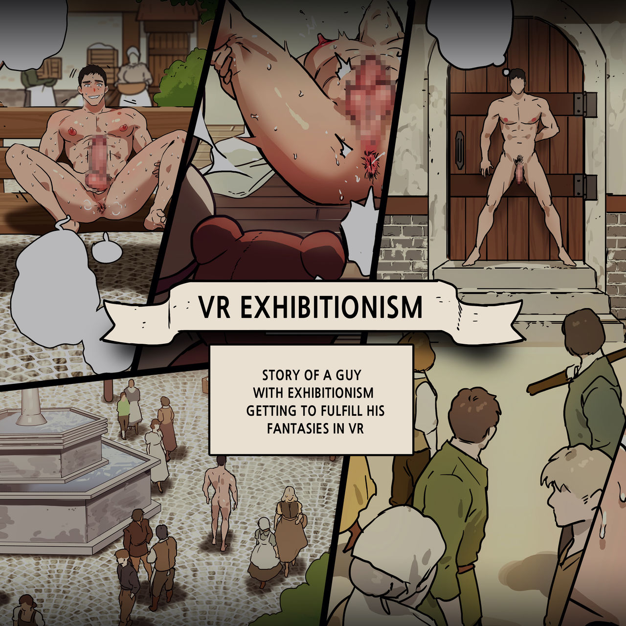 Kasou Genjitsu de no Roshutsu Taiken | VR Exhibitionism page 1 full