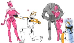 Ugly Stormtrooper and Twi'lek Slave