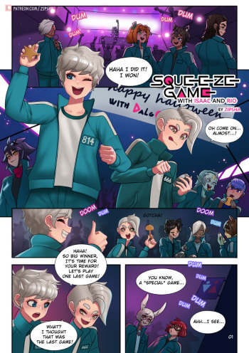 [Zipsha] Squeeze game with Isaac and Rio! cover