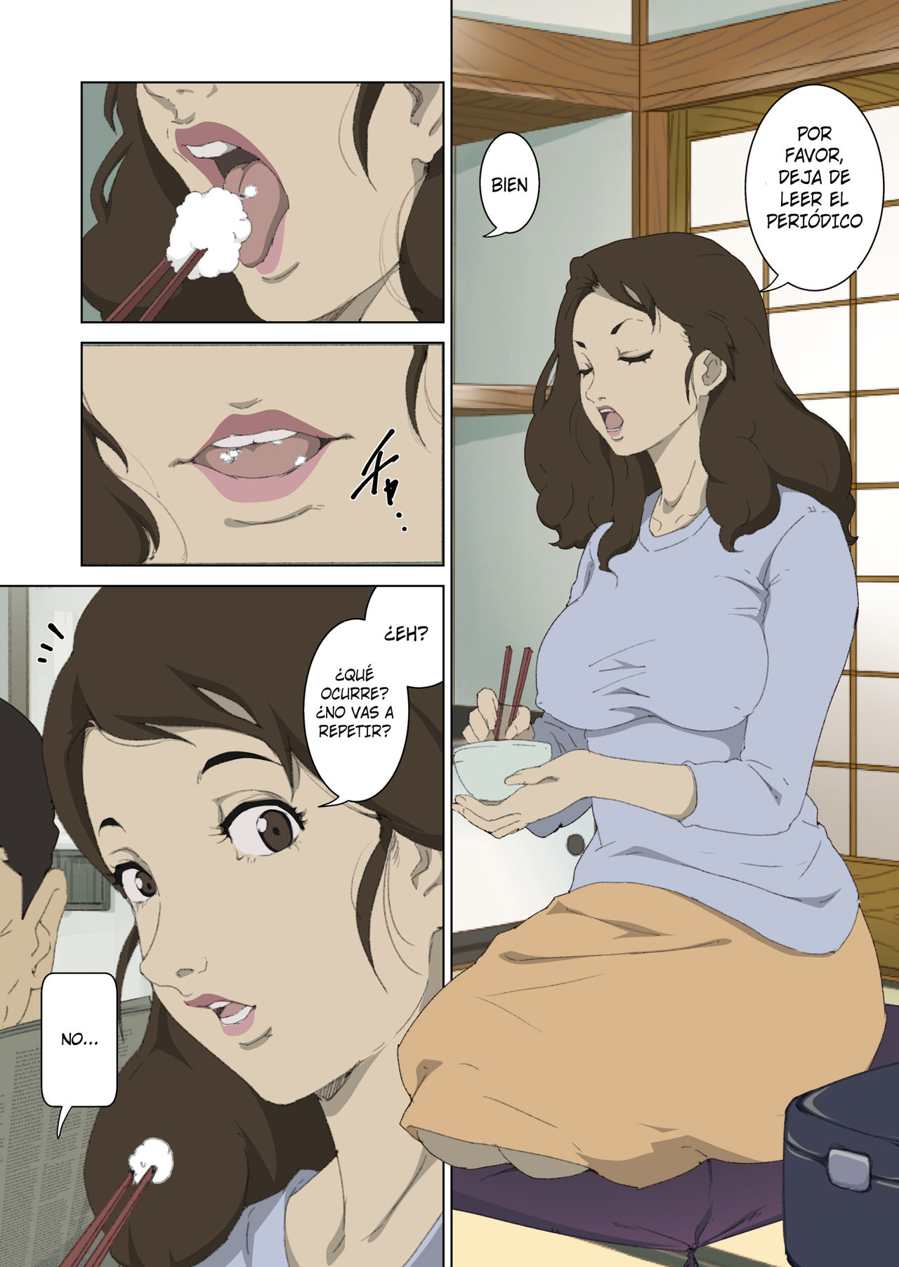 Ryoushin ga Neteiru Shinshitsu ni Shinobikomi, Hahaoya ni Yobai o Kakeru Musuko no Hanashi | Escabulléndome en el dormitorio donde duermen mis padres page 3 full