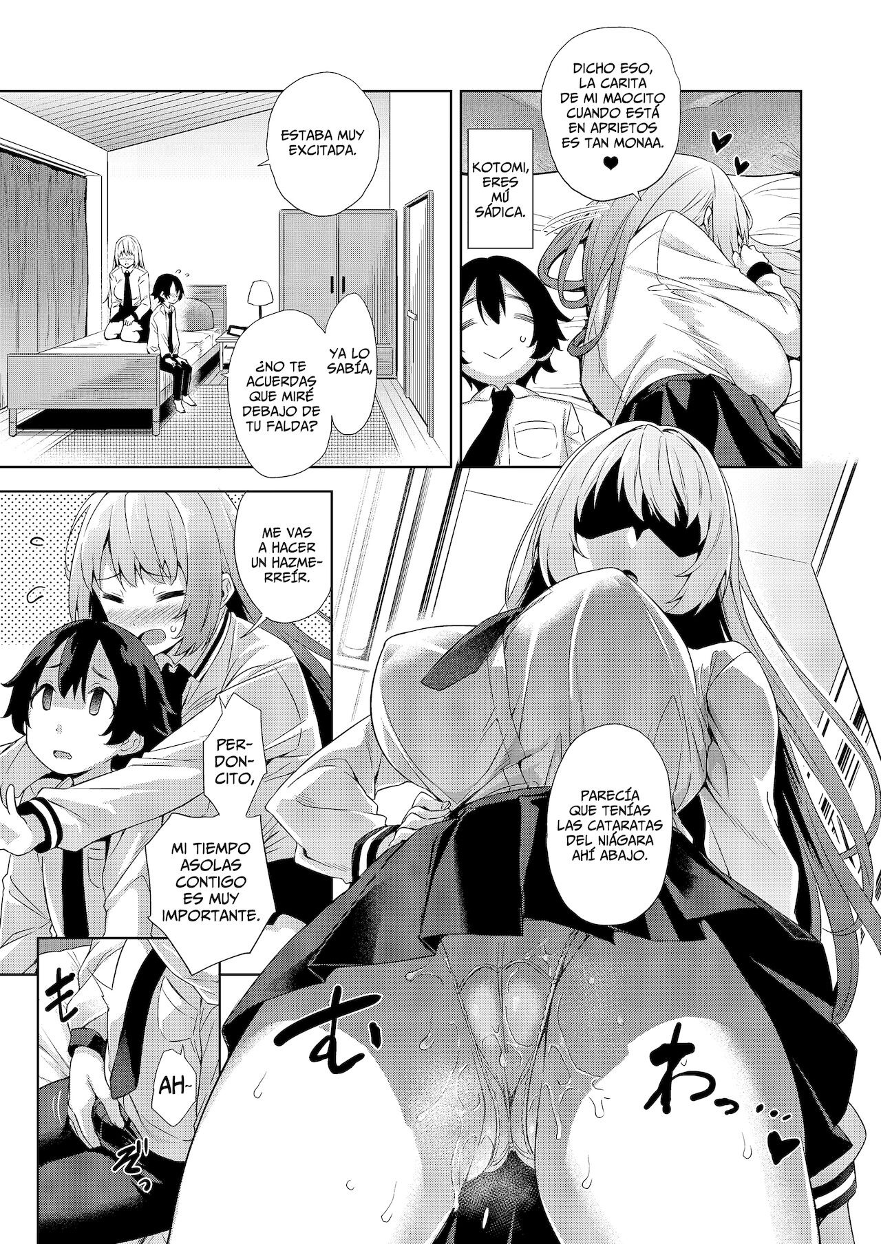 Gakkou to Bed ja Seihantai no, Okkina Kanojo. | Mi Novia, que Me Saca Dos Cabezas, Parece Bipolar. page 7 full
