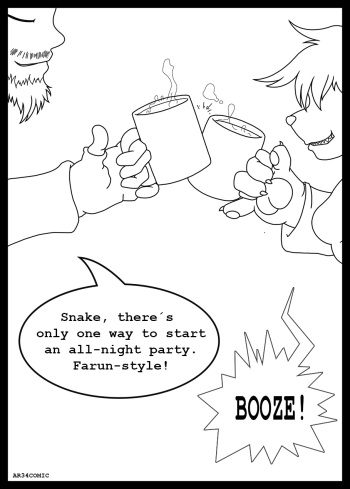 dktorzi - Farun Party (Inked & Sketch) + Extras cover