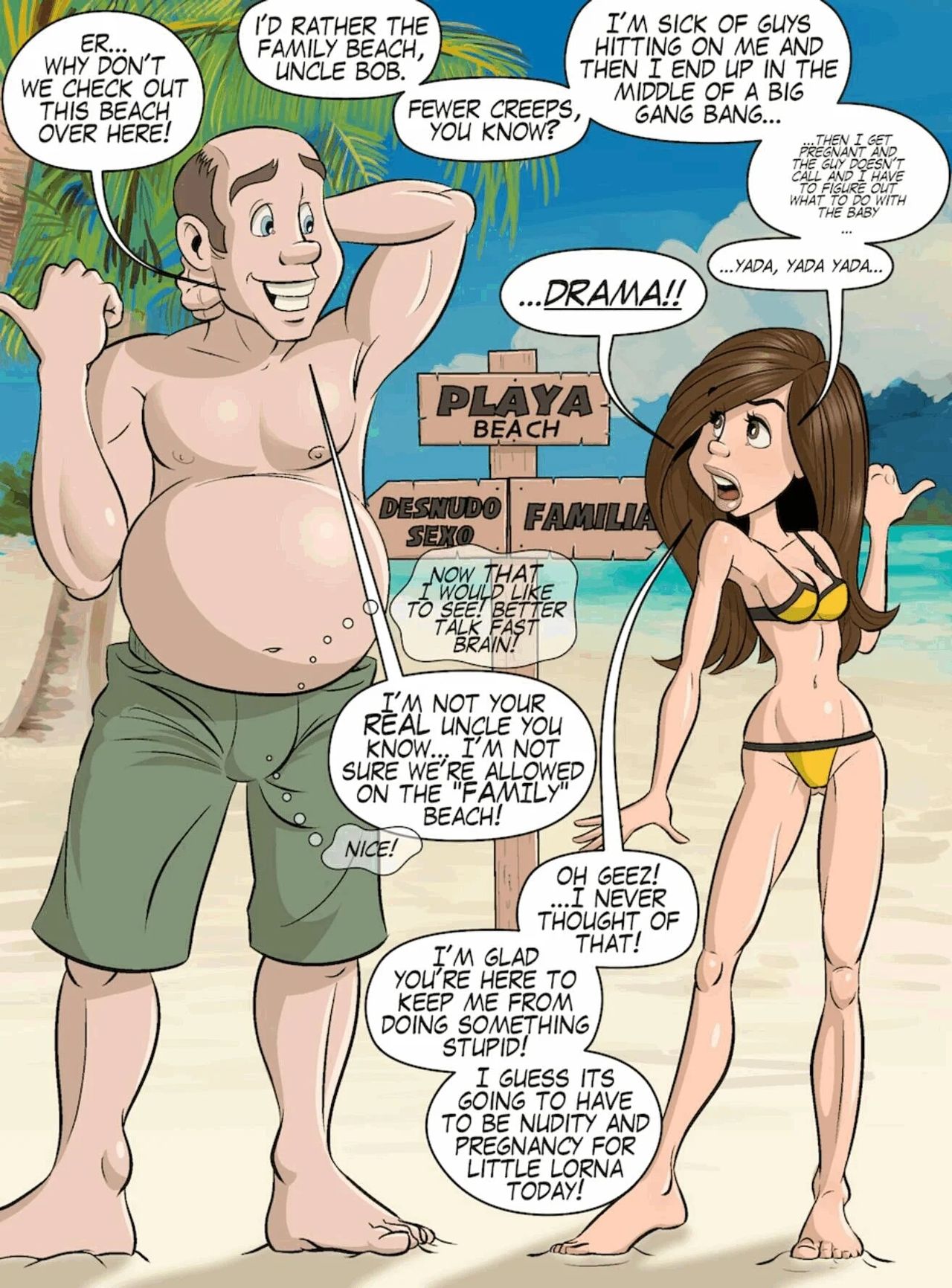 Adventures of Little Lorna  - 8 . Resort Sports - english page 12 full