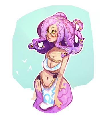 [CyanCapsule/various] Euryale the gorgon (OC) cover