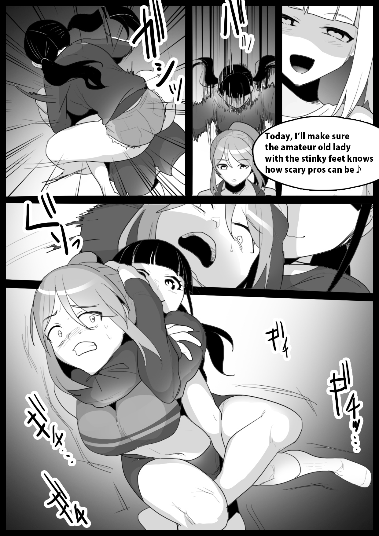 Girls Beat! Plus Rie vs Ayu & Mari page 3 full