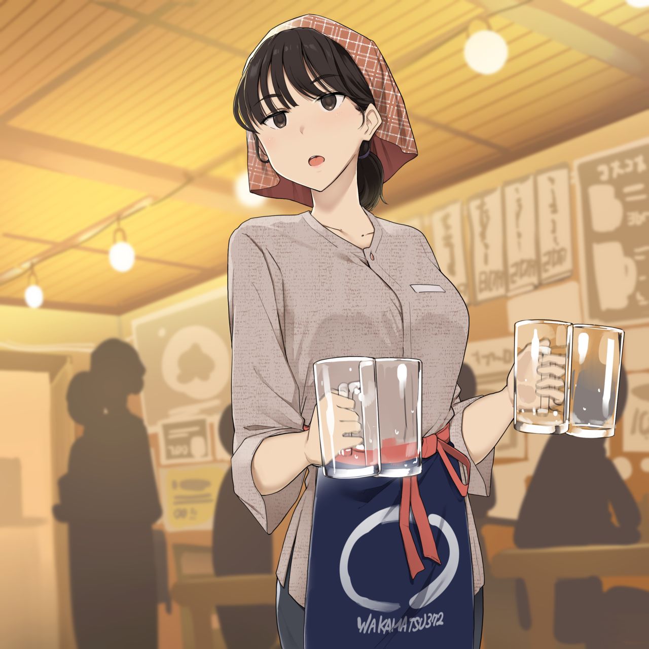 バイト中大きい声出すのが苦手な女の子 page 1 full
