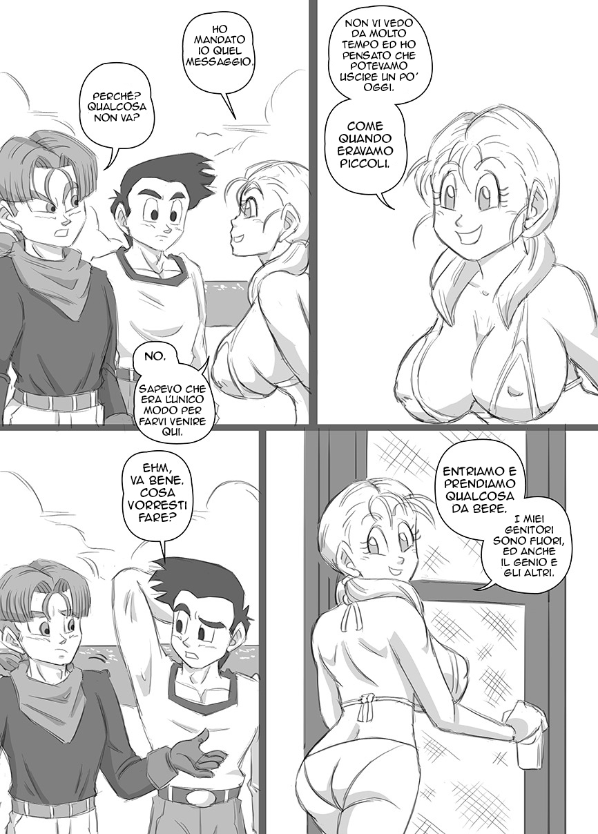 Chase After Me: Goten x Marron x Trunks page 5 full