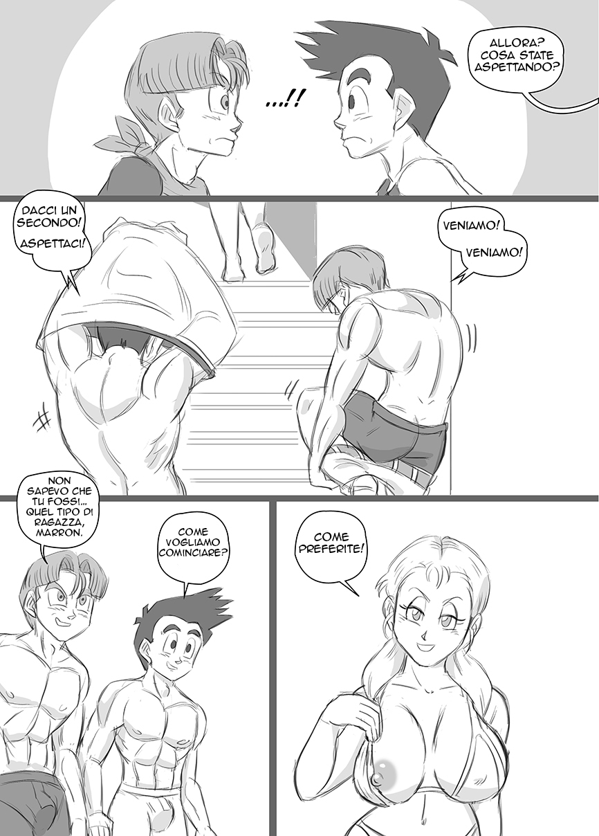 Chase After Me: Goten x Marron x Trunks page 9 full