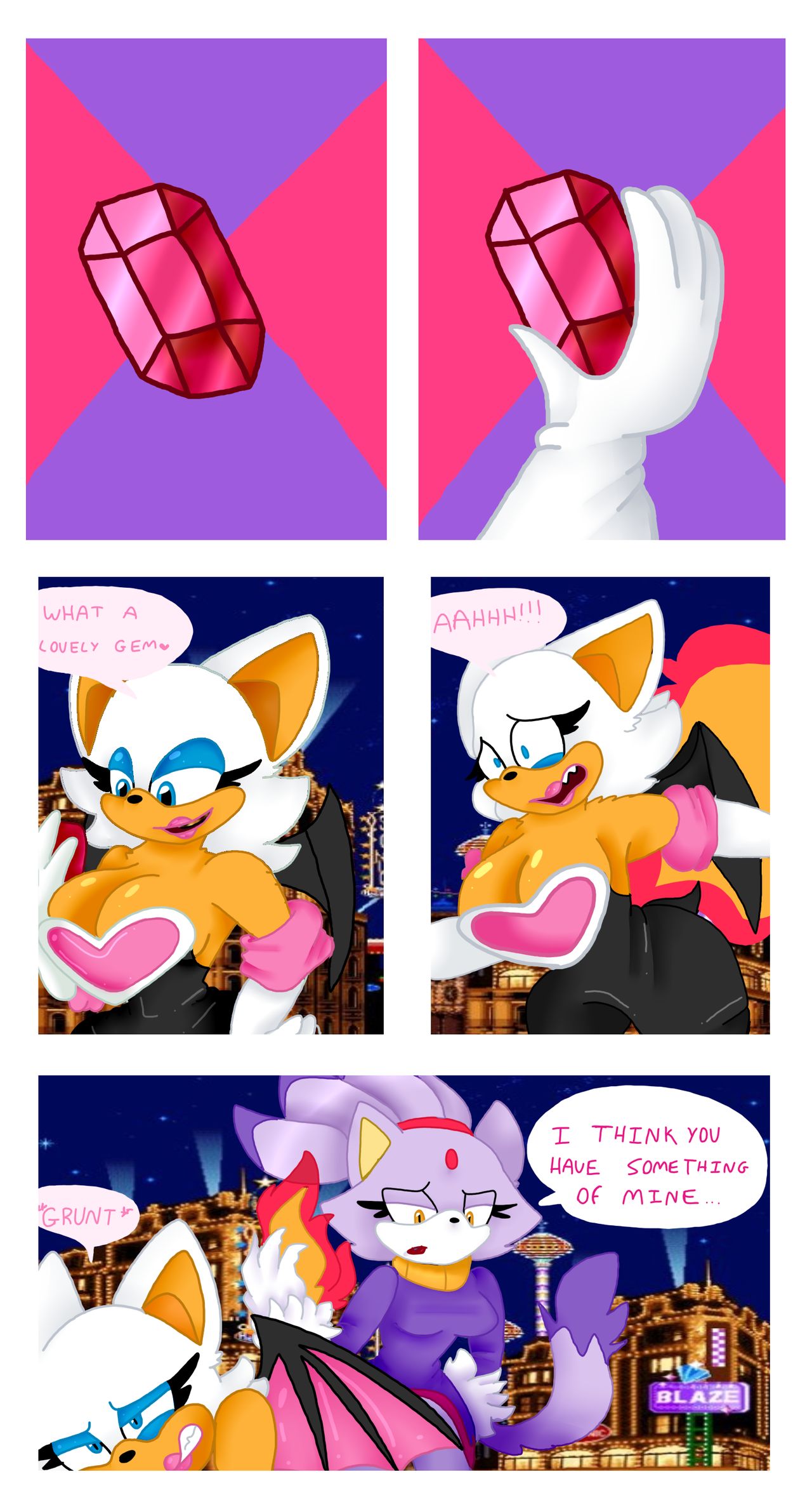 Rouge's Punishment page 1 full