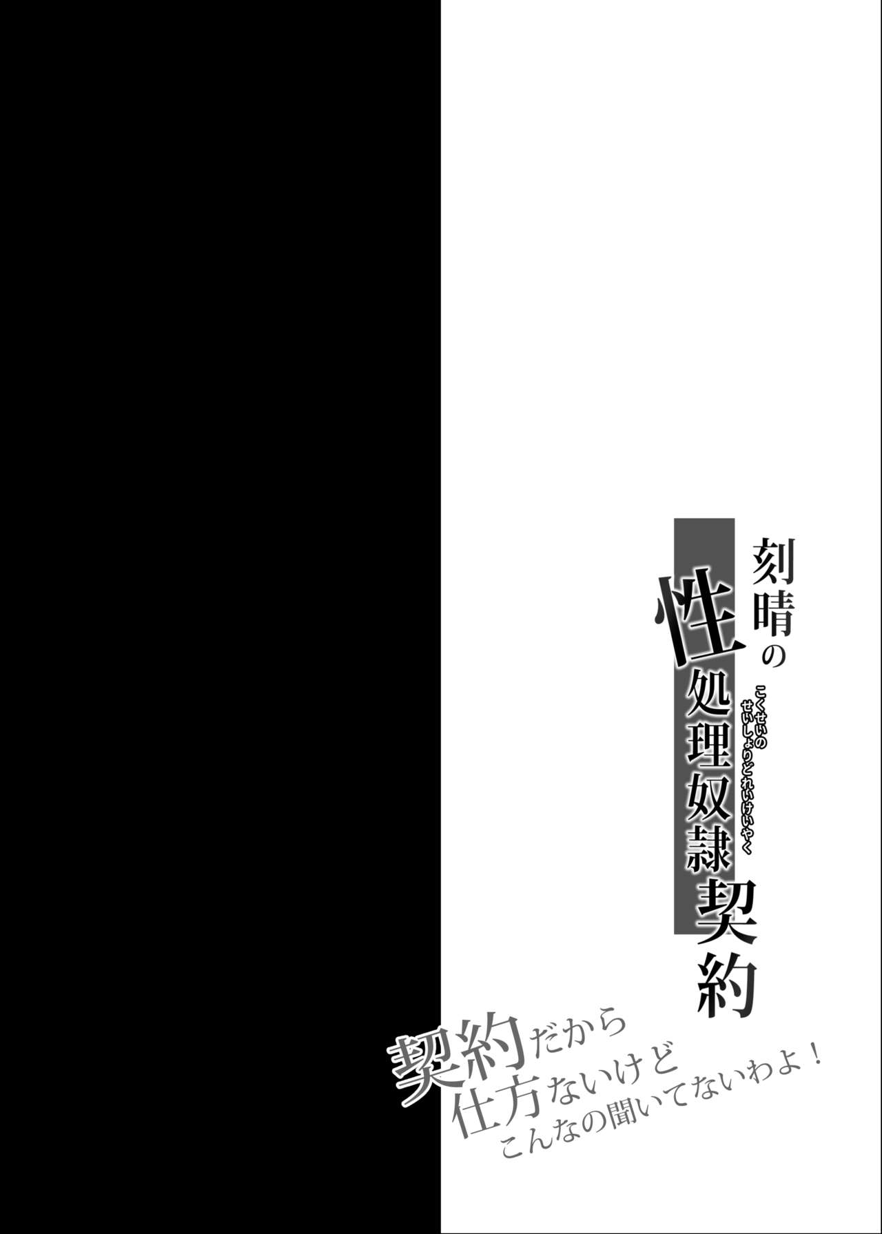 Kokusei no Seishori Dorei Keiyaku ~Keiyaku dakaratte Konna no Kiite nai wa yo!~ page 3 full