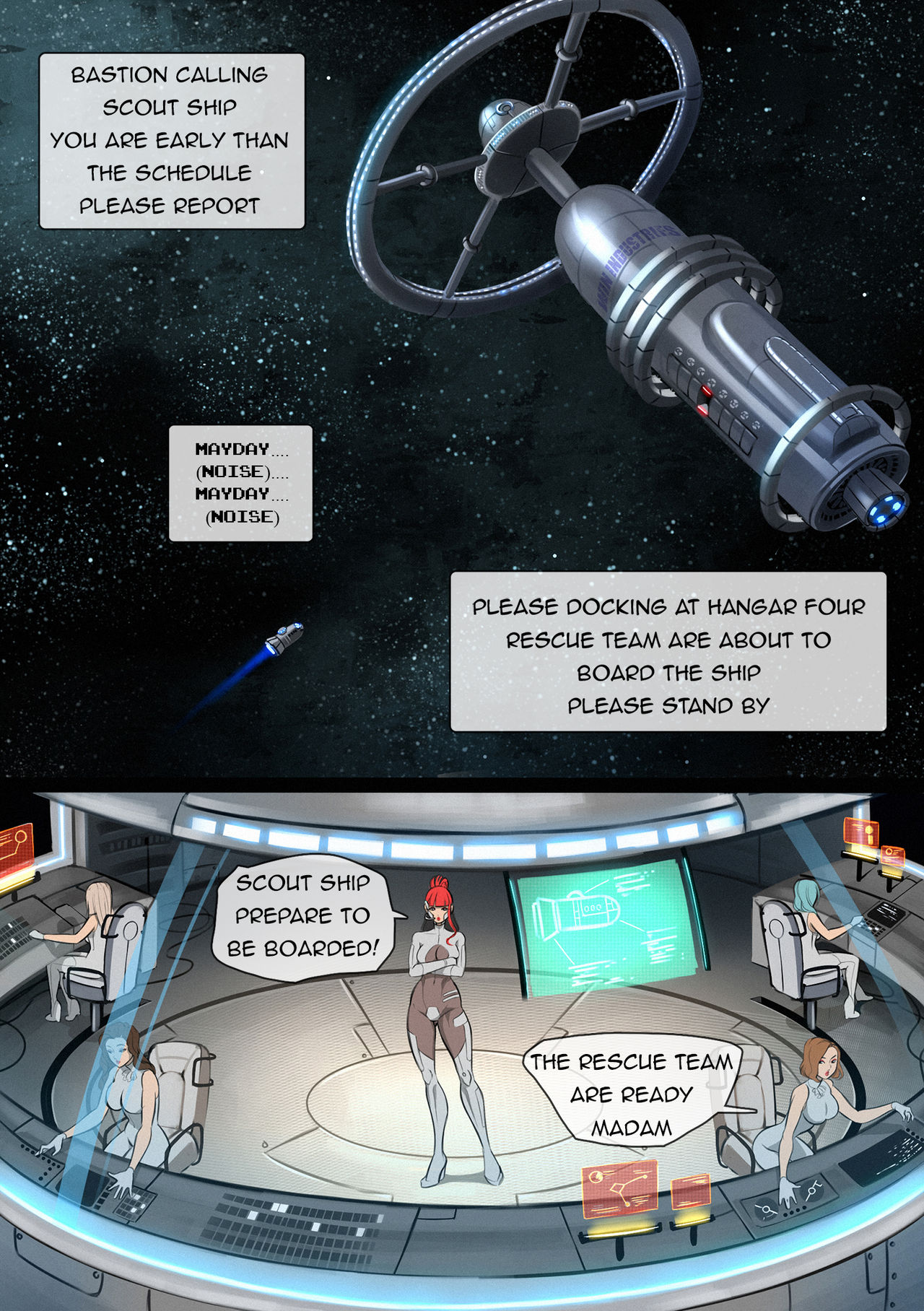 Vorepunk Space Peril part 2 page 2 full