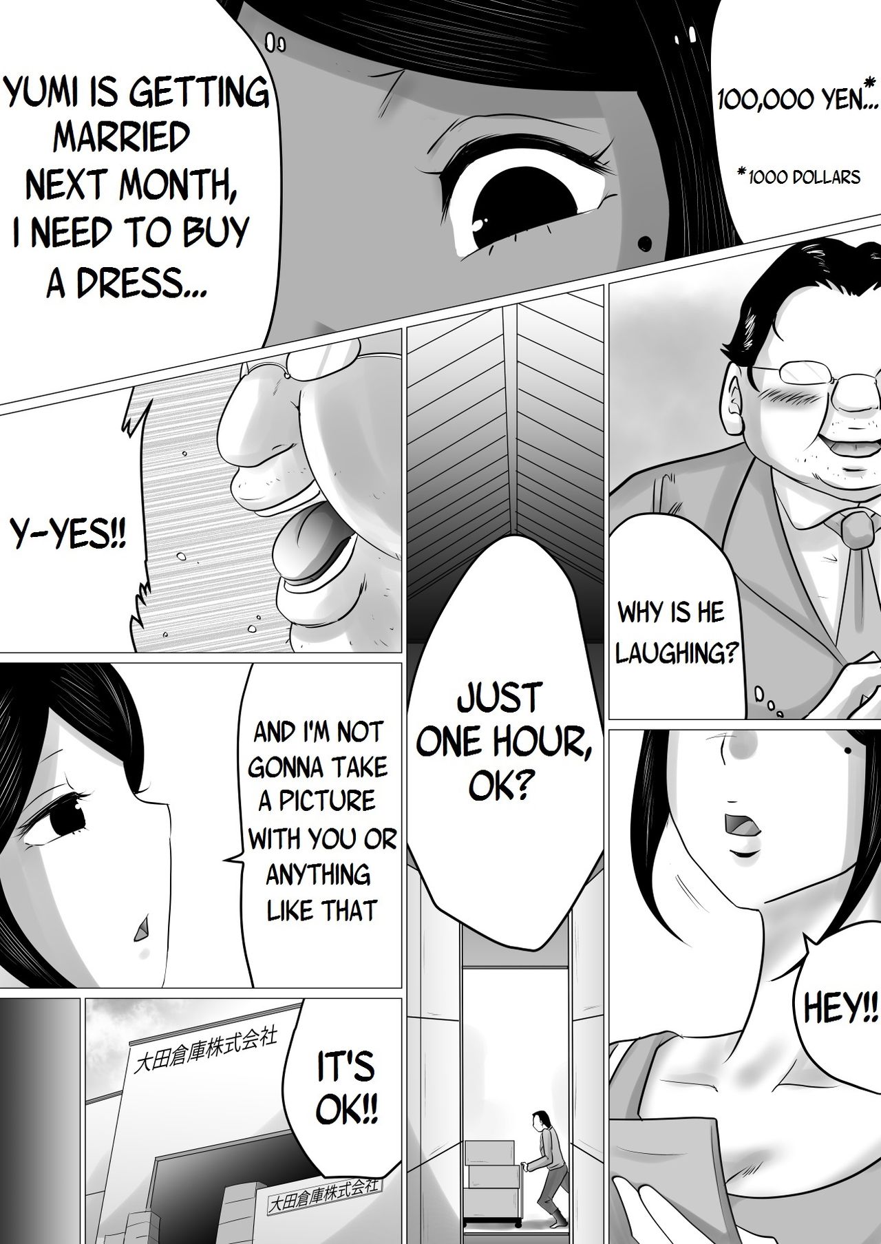 Menkui Kouman Tsuma ga Partsaki no Kimobuta Joushi ni Otosareta Keii | An Arrogant Wife Who Hates Ugliness Falls For Her Ugly Boss page 10 full