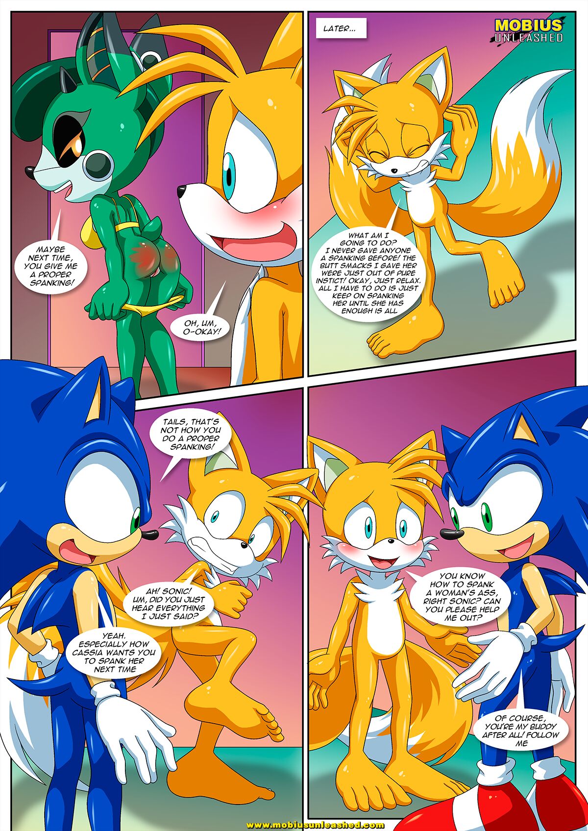Sonic's Guide to Spanking page 4 full