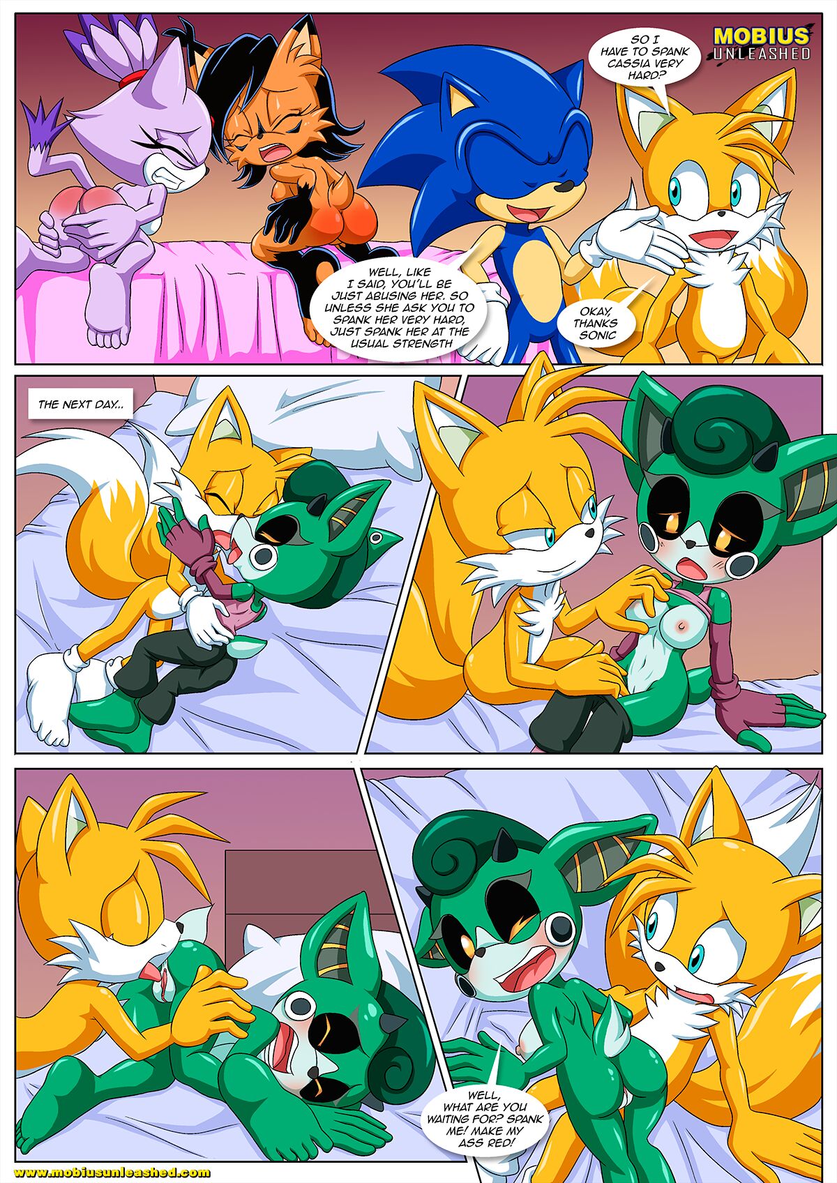 Sonic's Guide to Spanking page 9 full