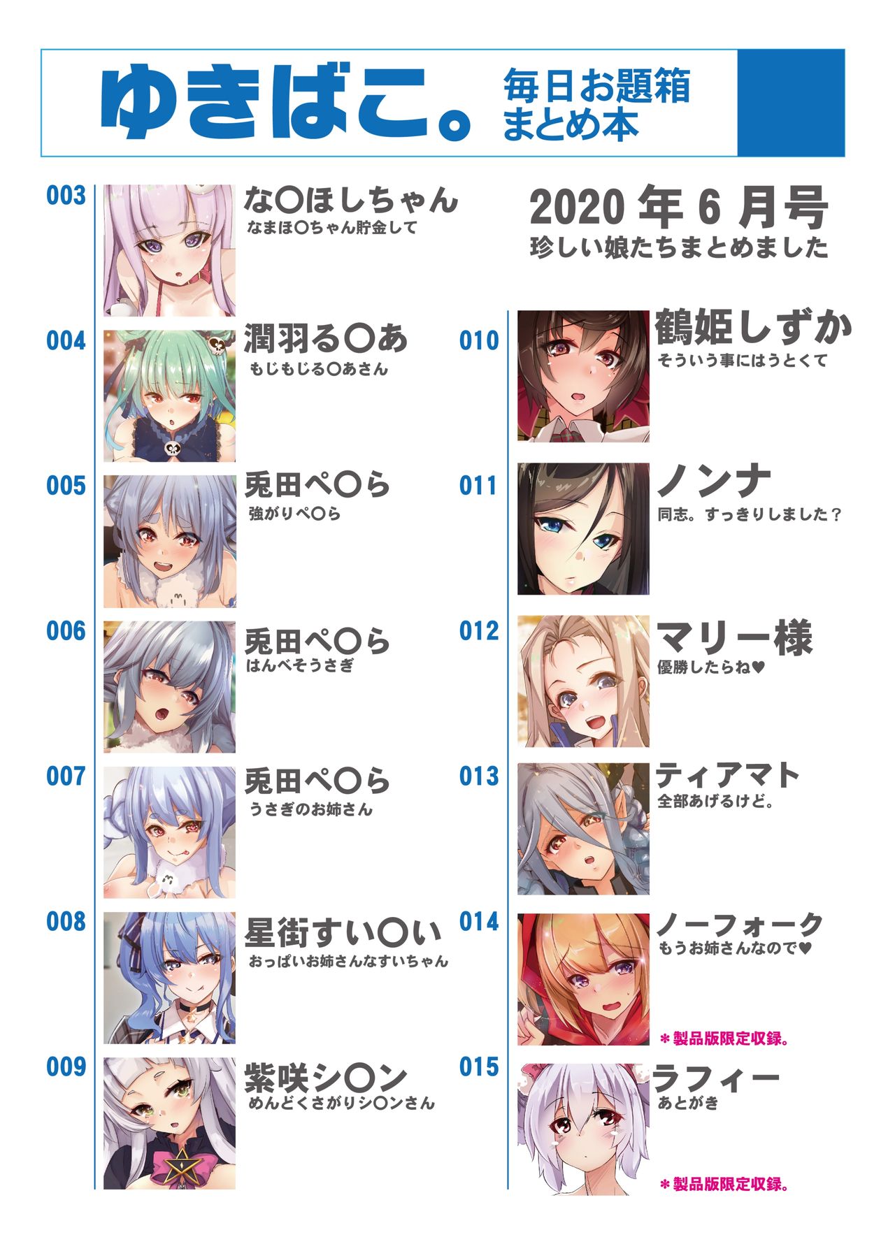 Yukibako - Mainichi Odaibako Matome Hon ~2020-06~ page 2 full