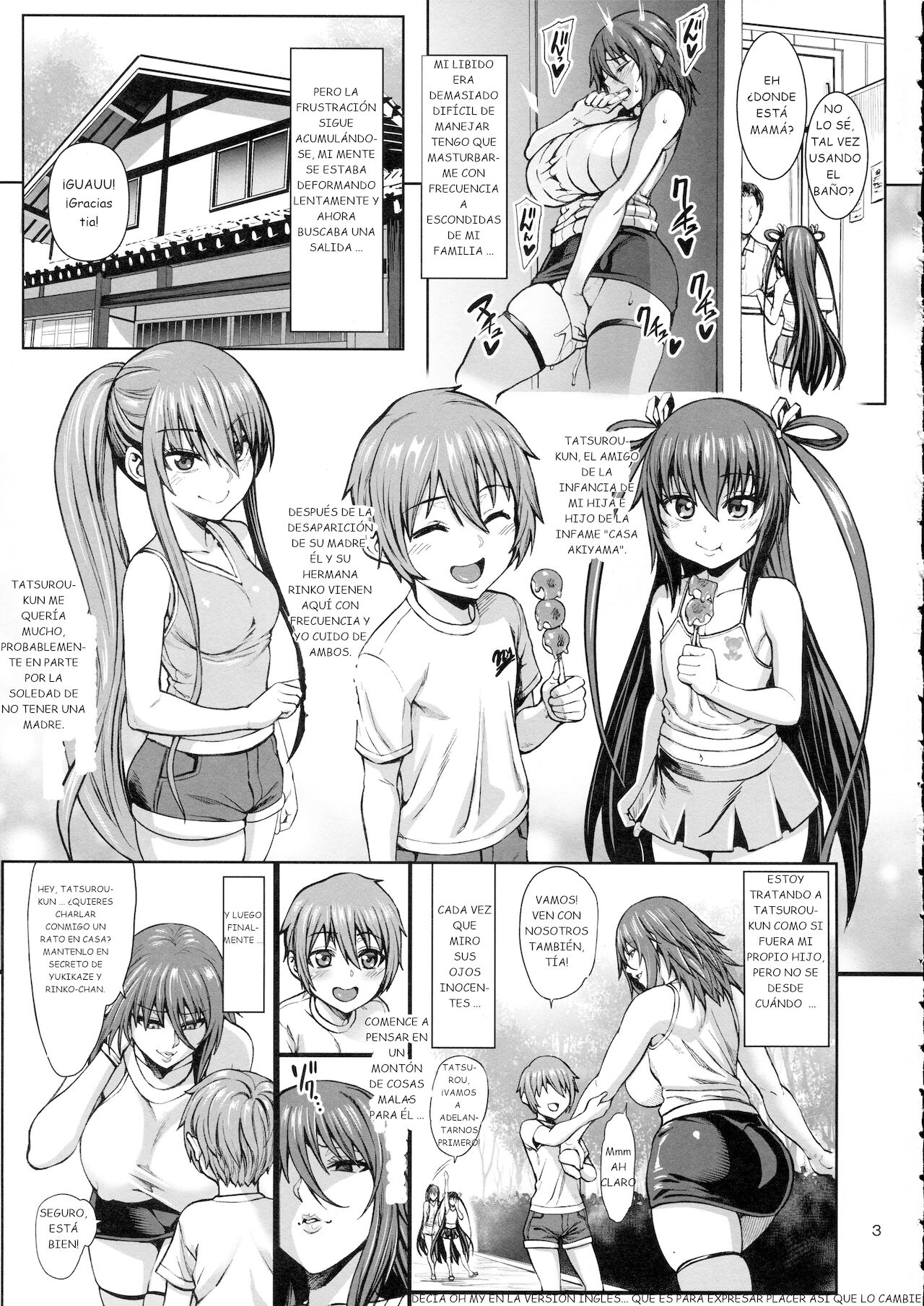 Taimanin Shiranui Musume no Osananajimi ni Te o Dasu Itazura Oba-san Hen page 4 full