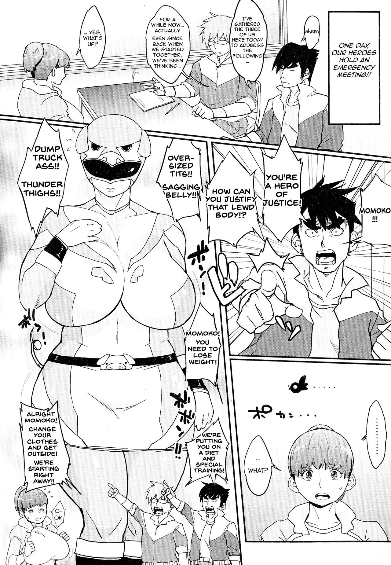 Momoko no Diet Sakusen + Momoko-chan Kiki Ippatsu!! | Momoko's Diet Strategy + Momoko-chan's Close Call!! page 2 full