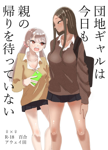 [Aweida] Danchi Gyaru wa Kyoumo Oya no Kaeri wo Matsutei Nai cover