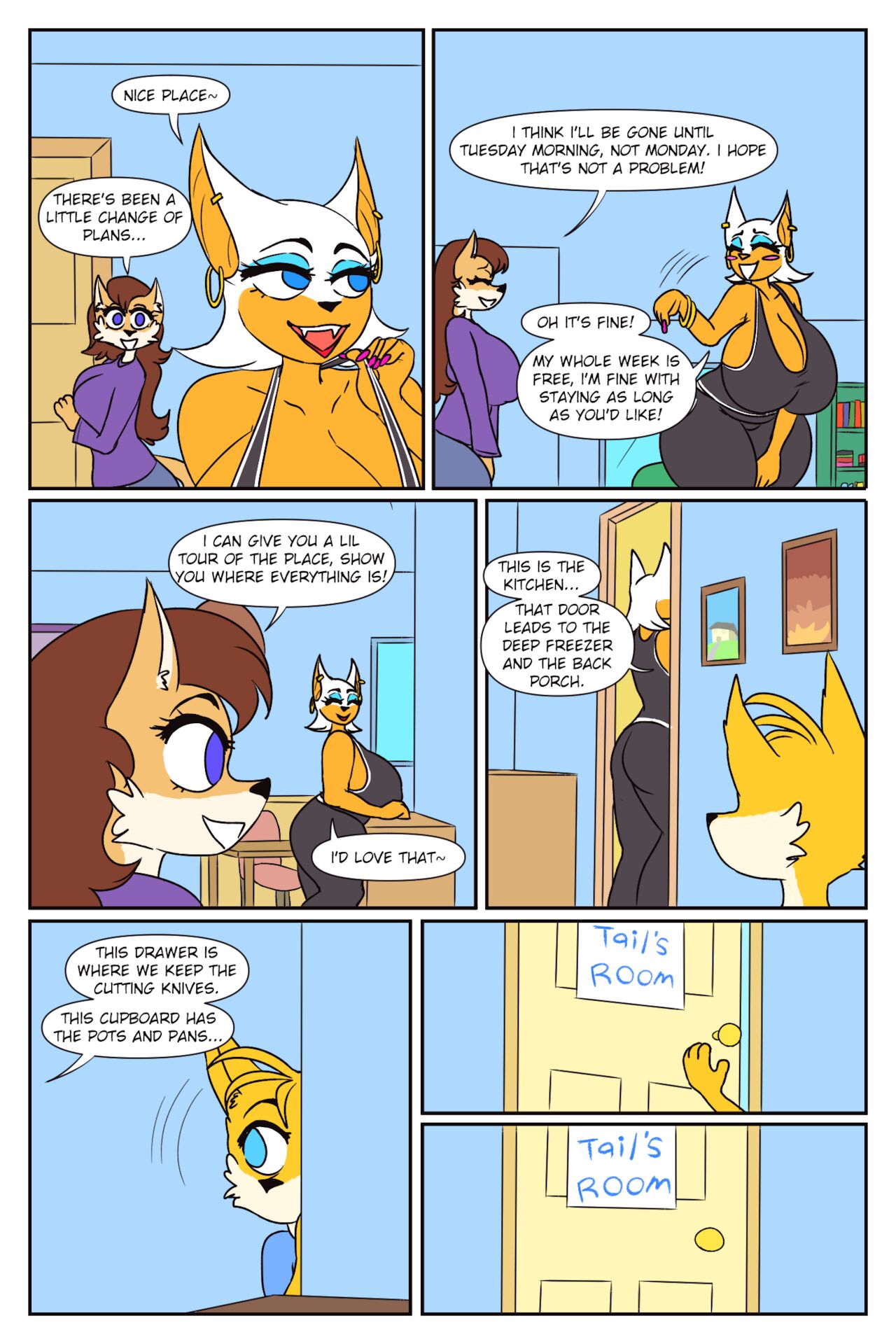 Rouge Babysitting - Page 4 - Comic Porn XXX