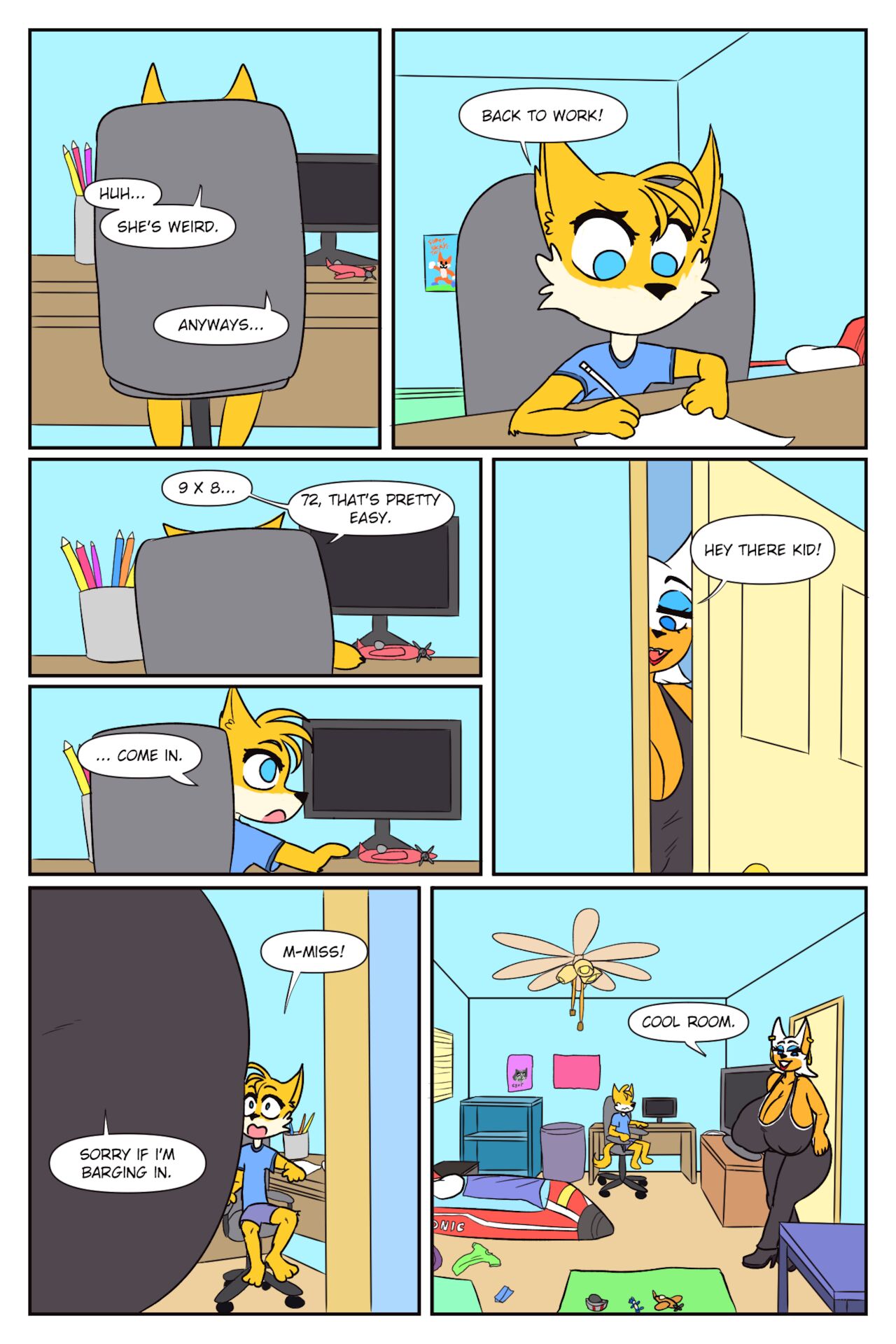 Rouge Babysitting page 5 full