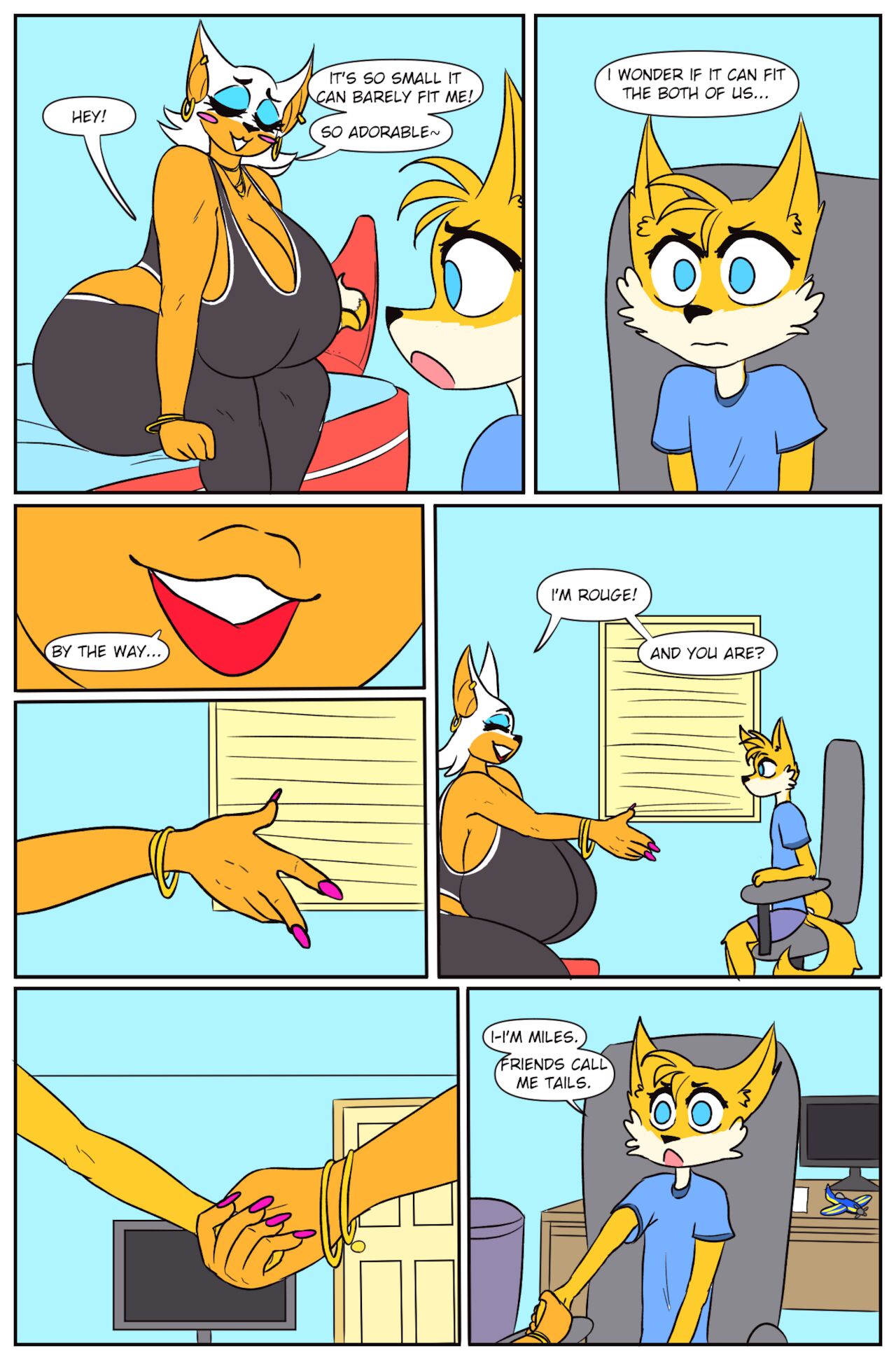 Rouge Babysitting page 7 full