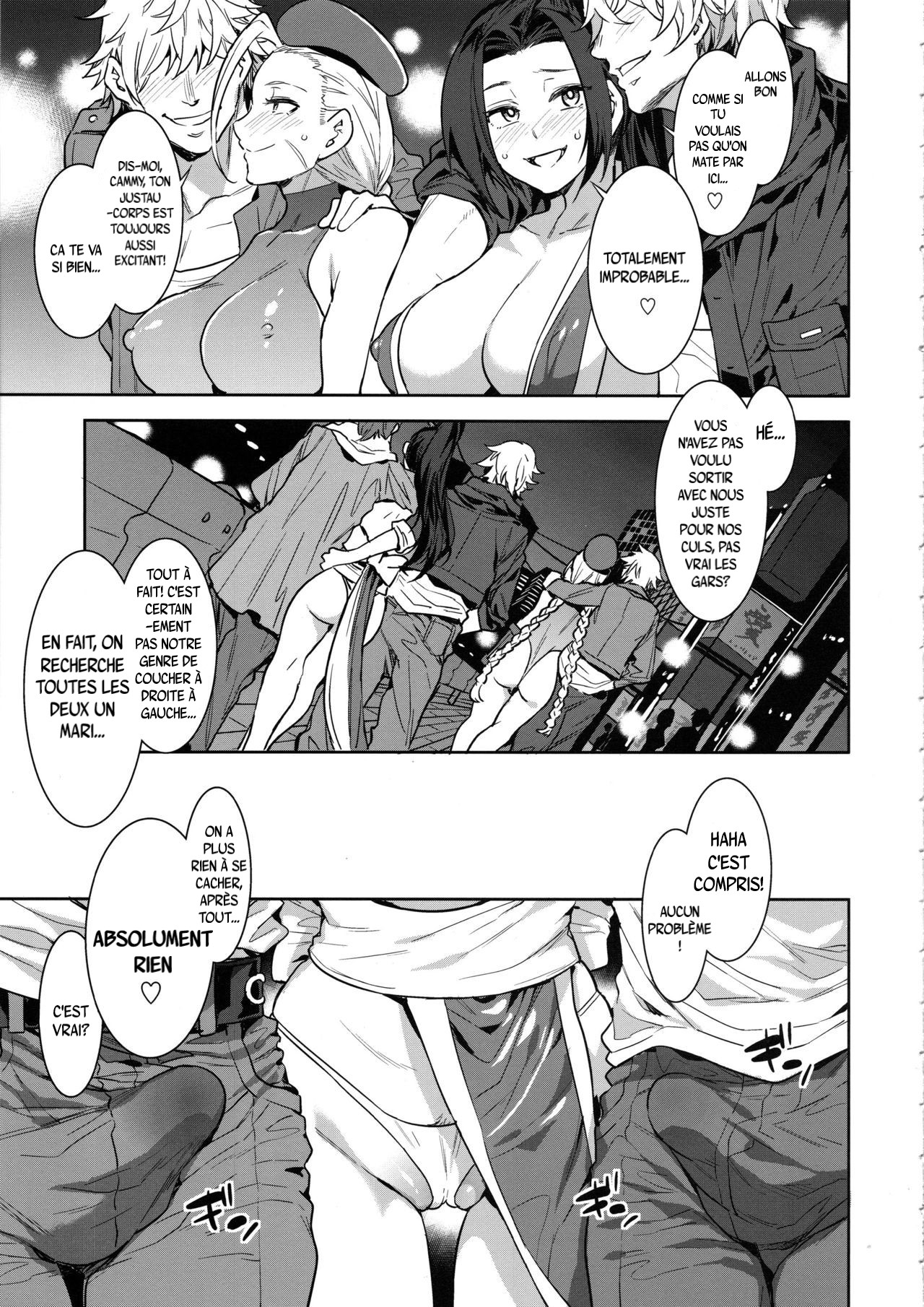 Kakutou Musume Yarimoku Goukon | Casual Sex Party With Fighting Game Gals page 4 full