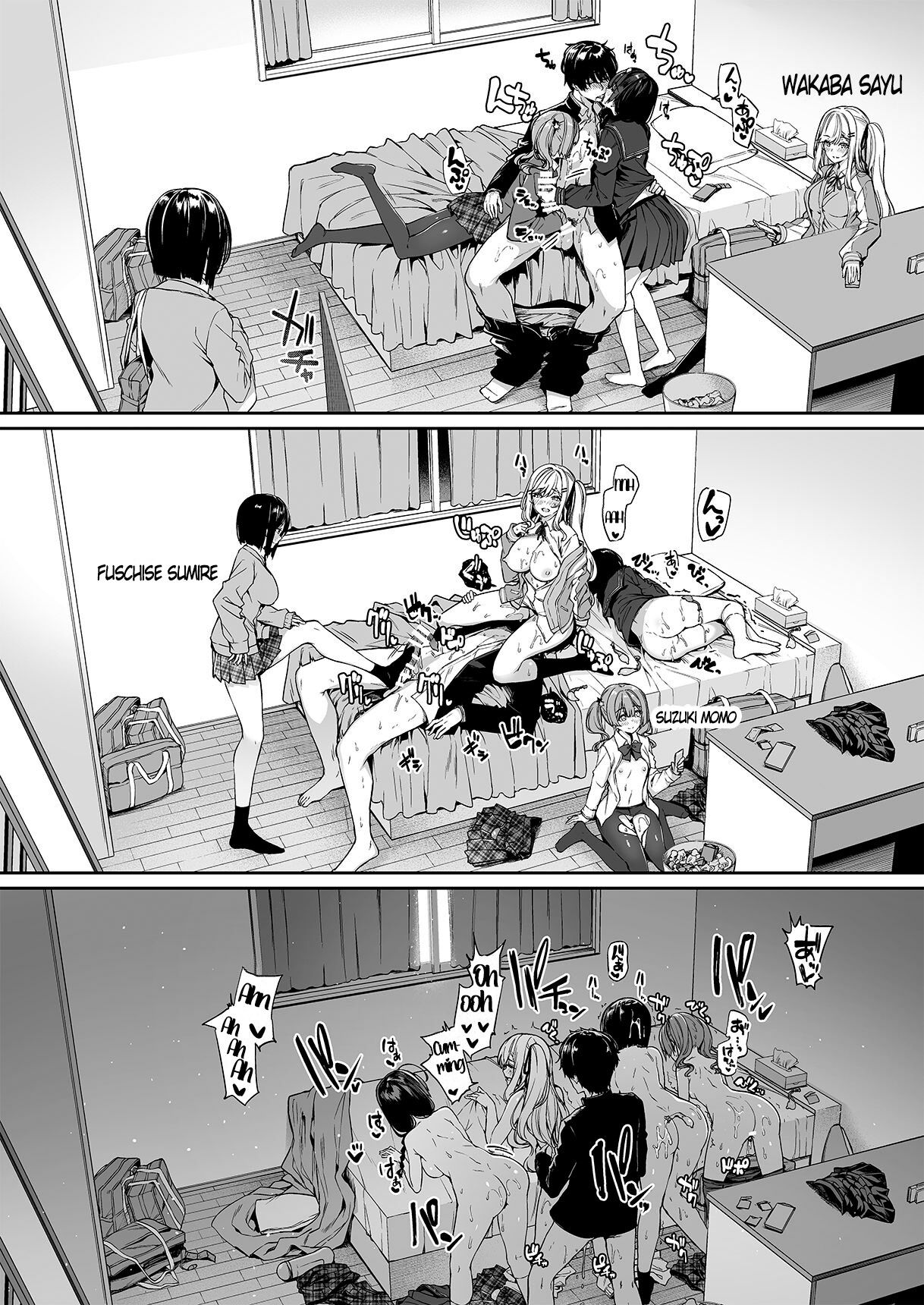 InCha Couple ga You Gal-tachi to SEX Training Suru Hanashi 2 page 3 full